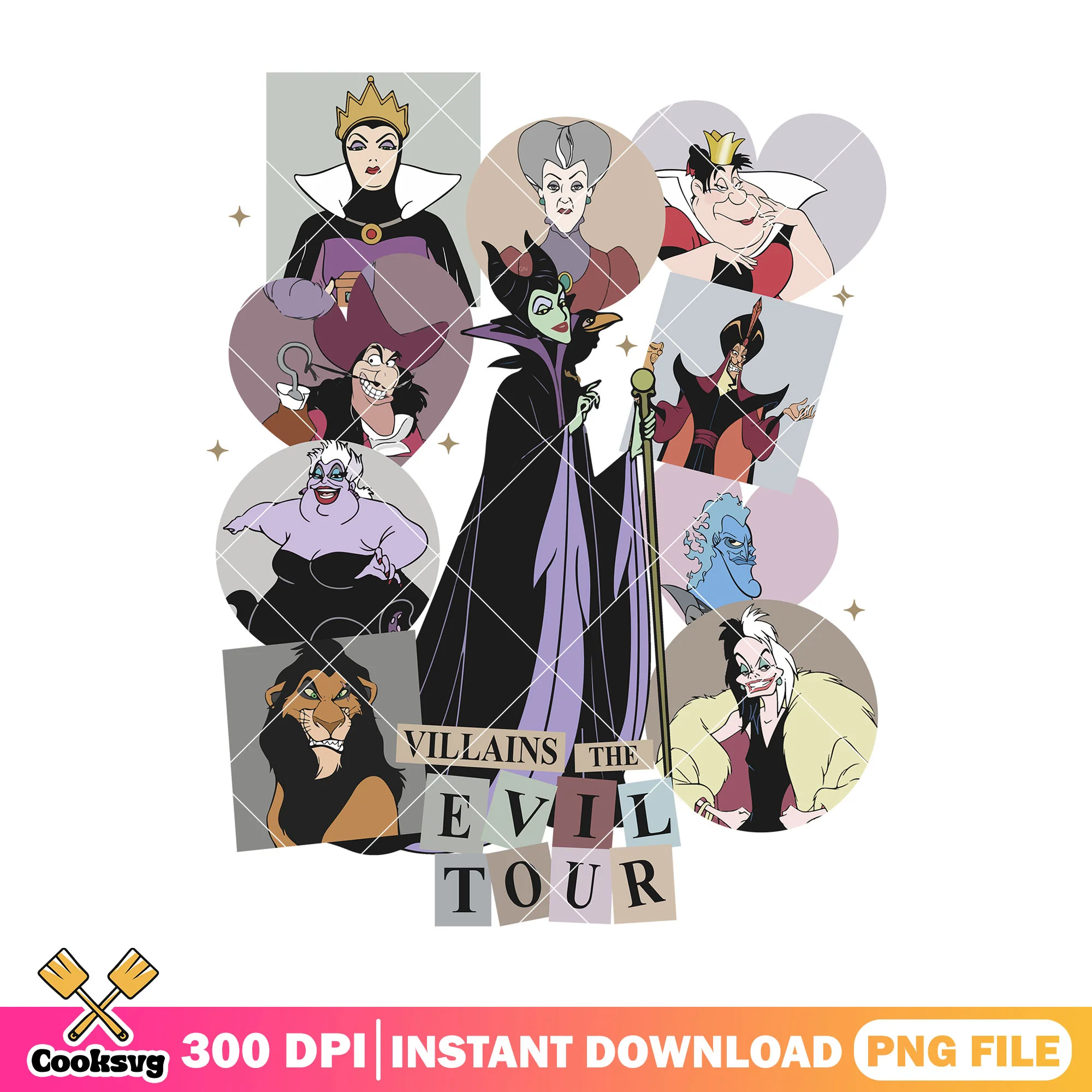 Evil tour design png, halloween day png, halloween disney png