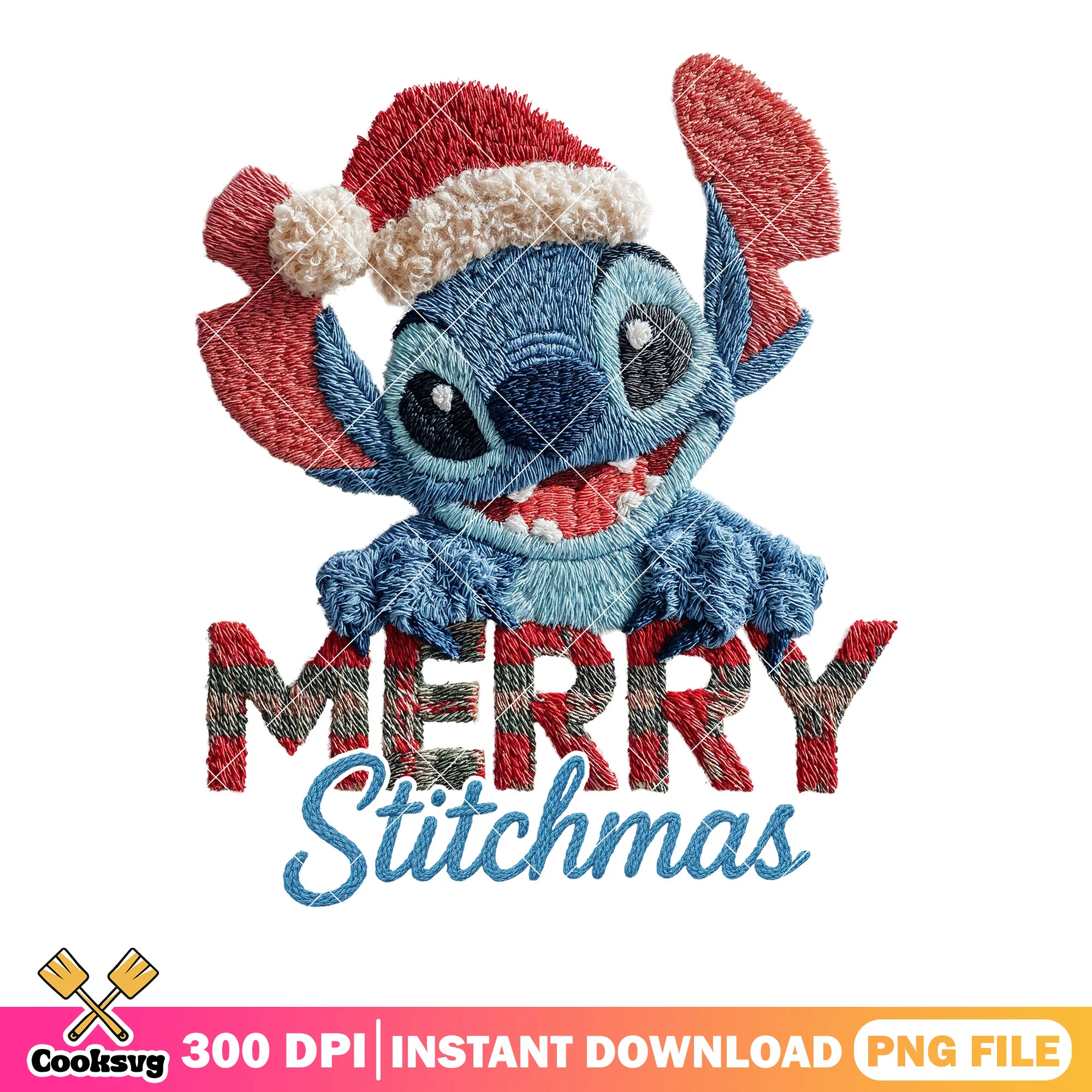 Experiment 626 xmas png, merry christmas png, stitch teddy bear png