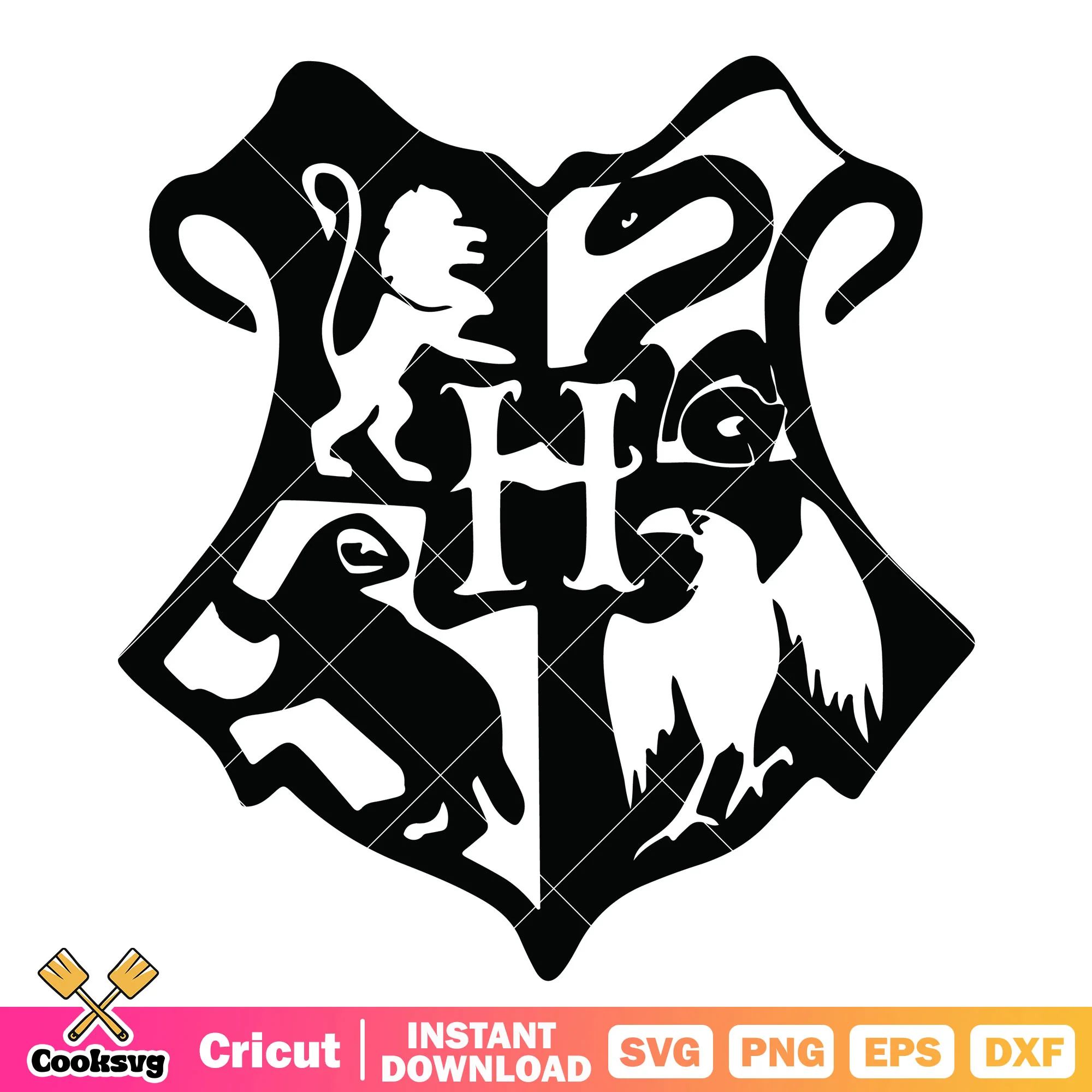 Family logo of harry potter svg, harry potter 2025 svg