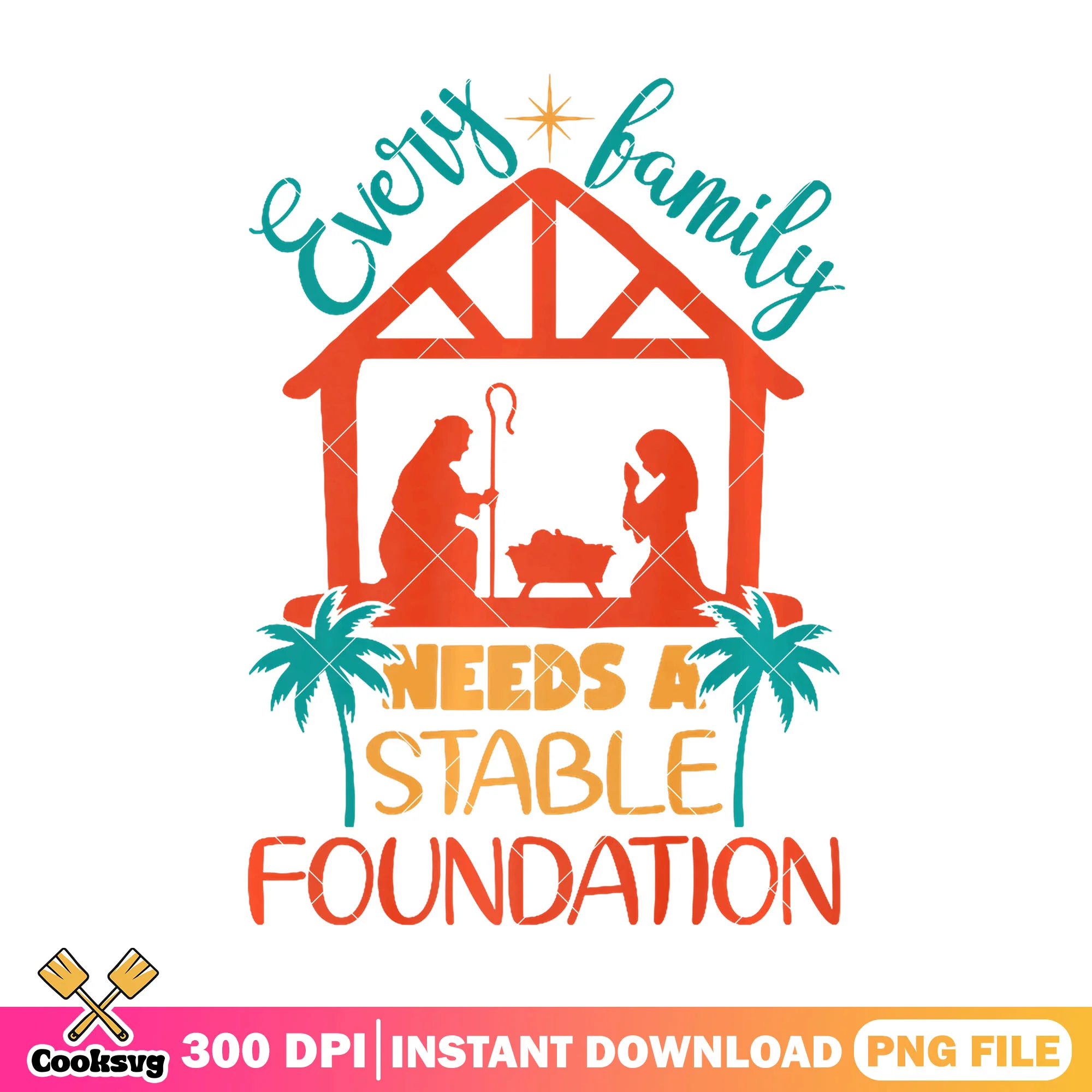 Family need a stable foundation png, faith quotes png, love jesus png