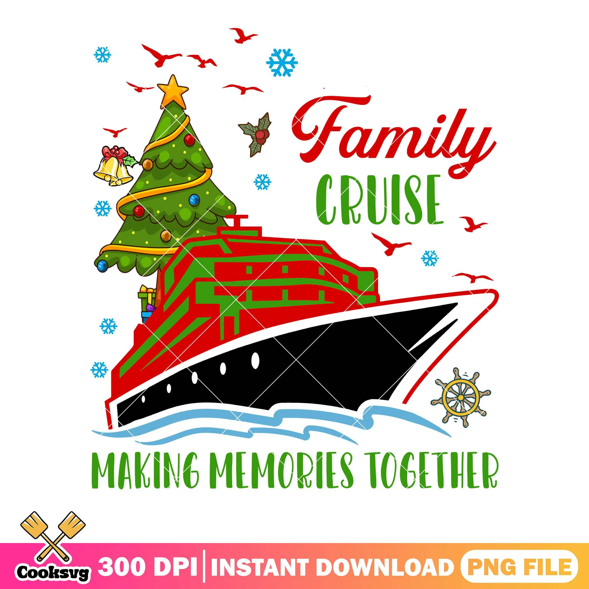 Fantasy cruise making memories together png, disney christmas  png