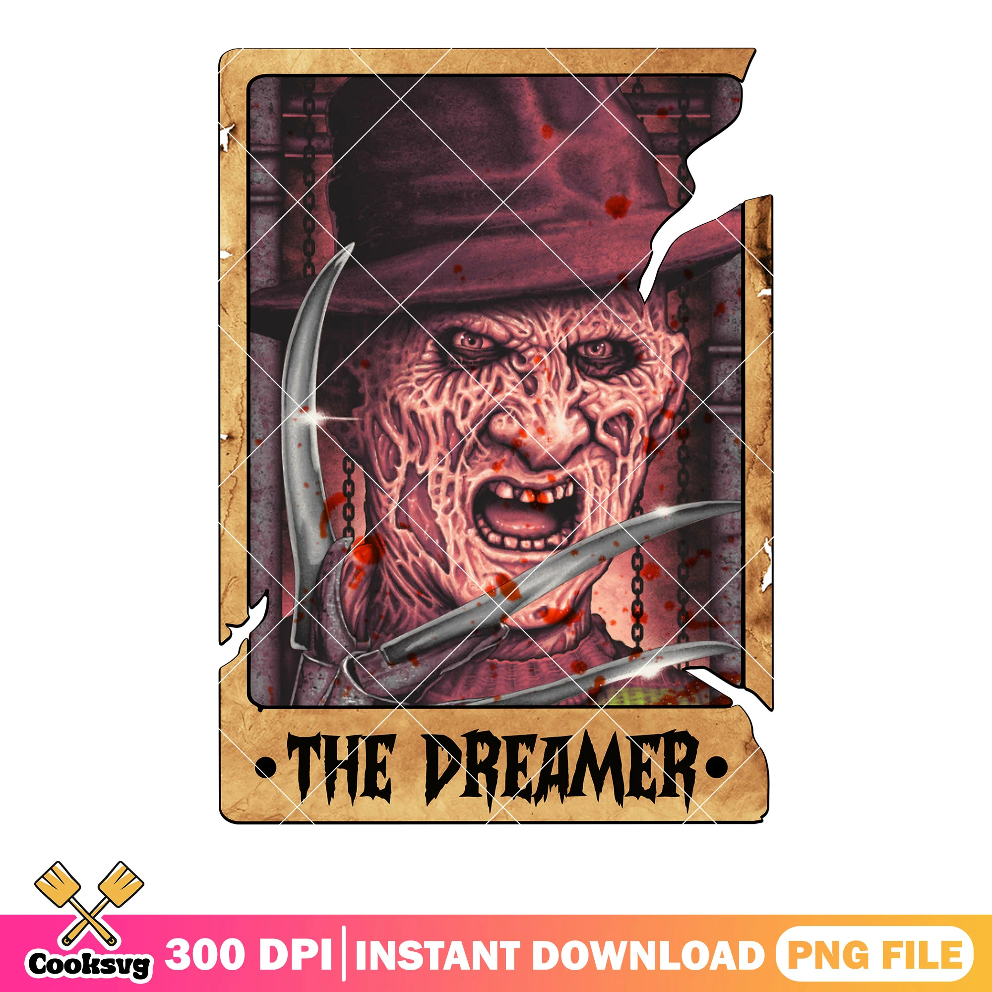 Farm hat freddy png, sharp claw png, scary halloween png