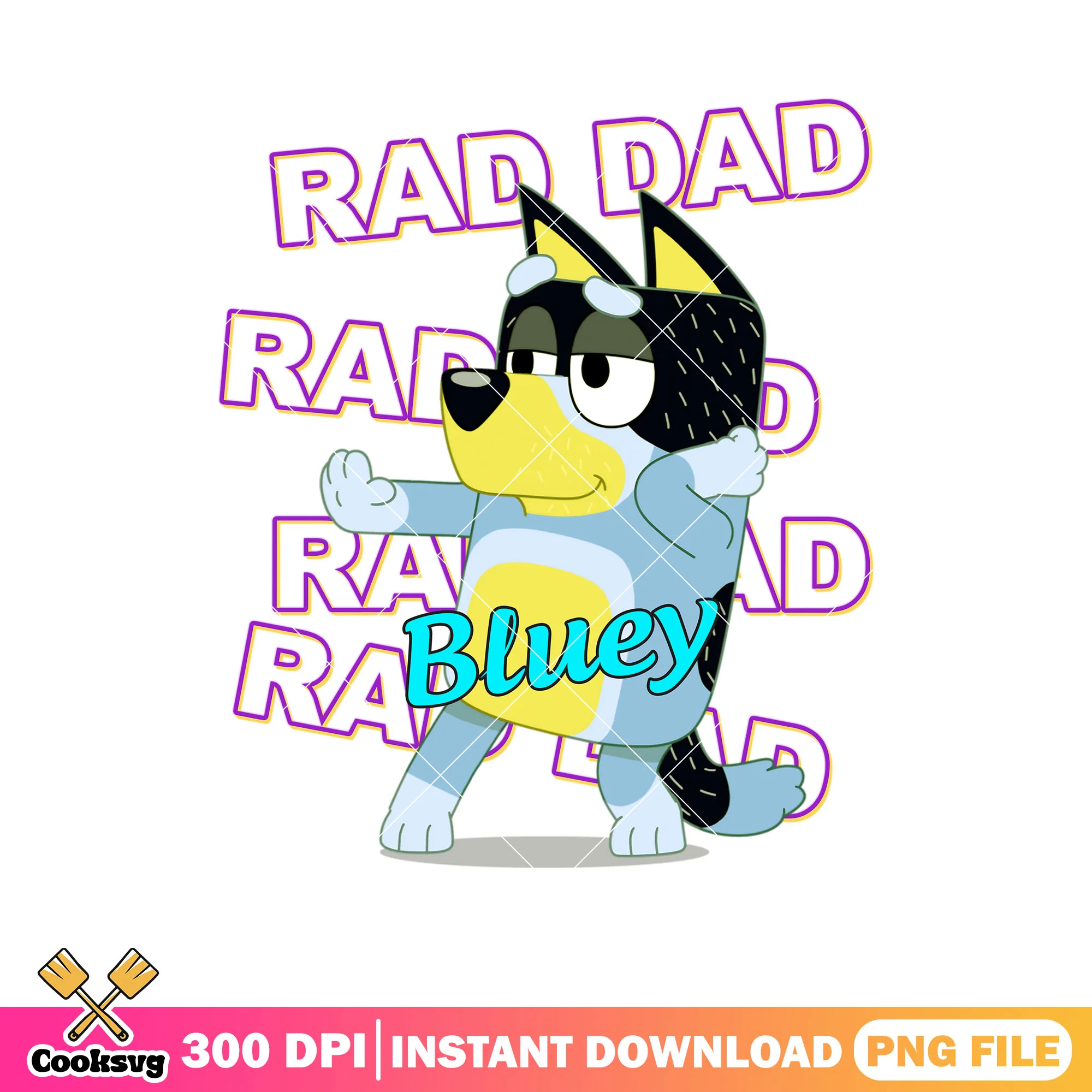 Father day bluey rad dad funny png, bluey family png, bluey episodes png