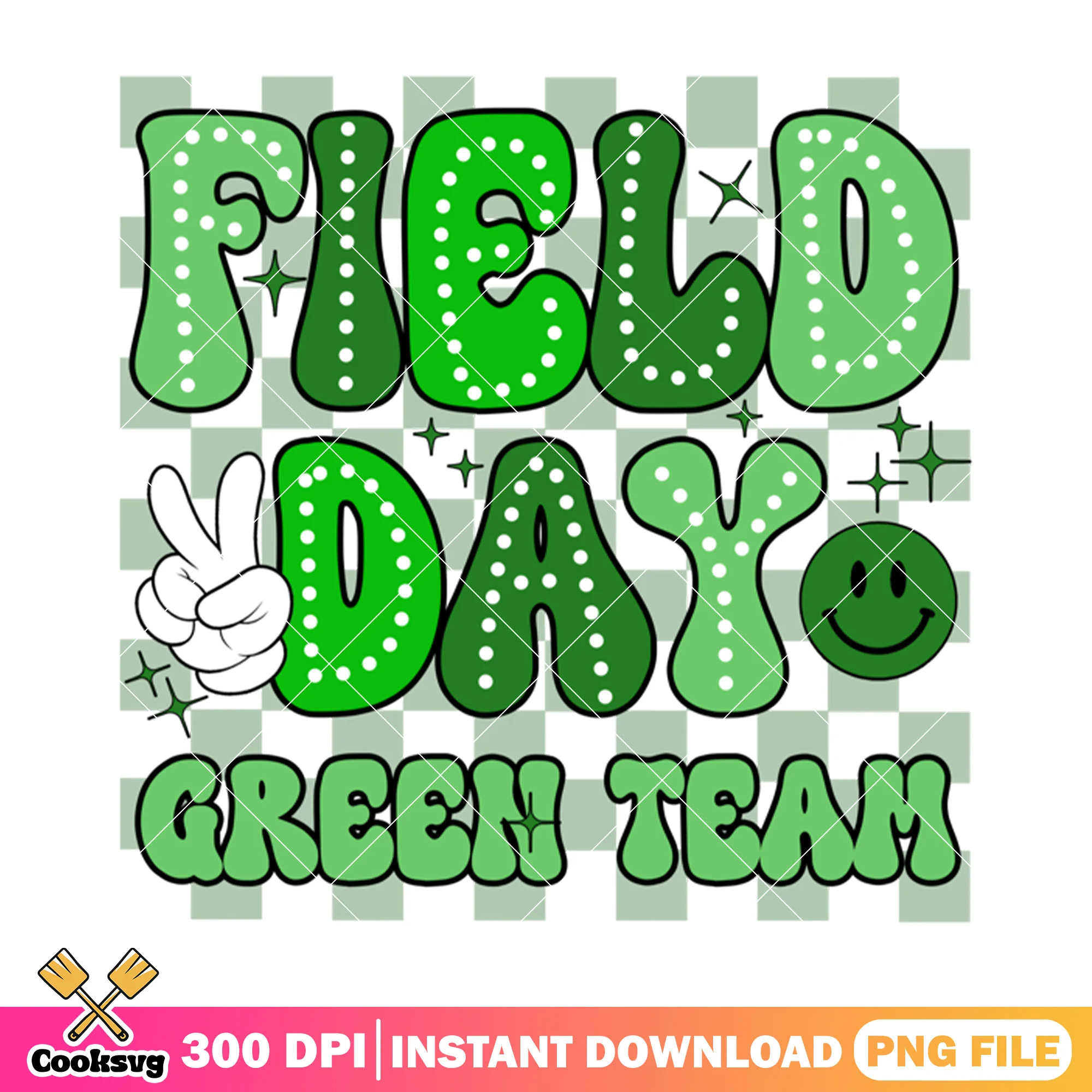 Field day green team png, field day png, field day games png