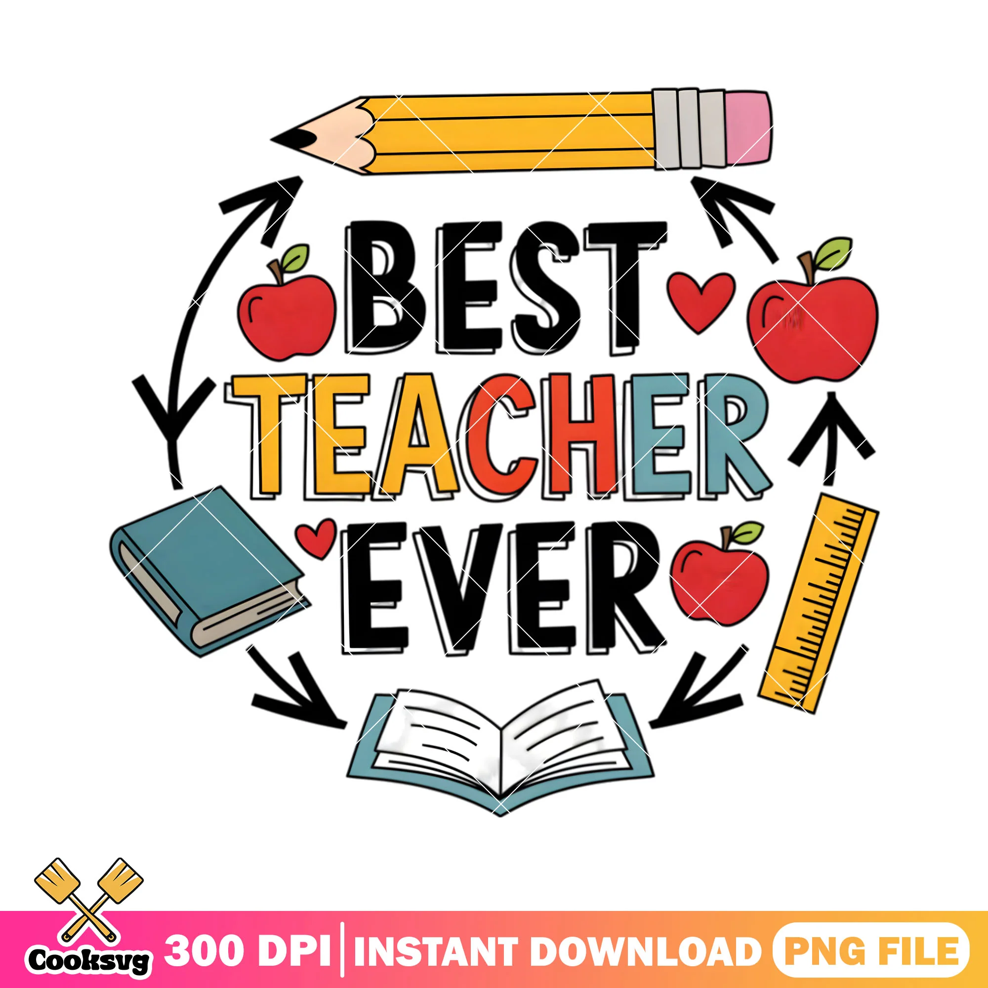 File best teacher png, poster design png, happy back to school png