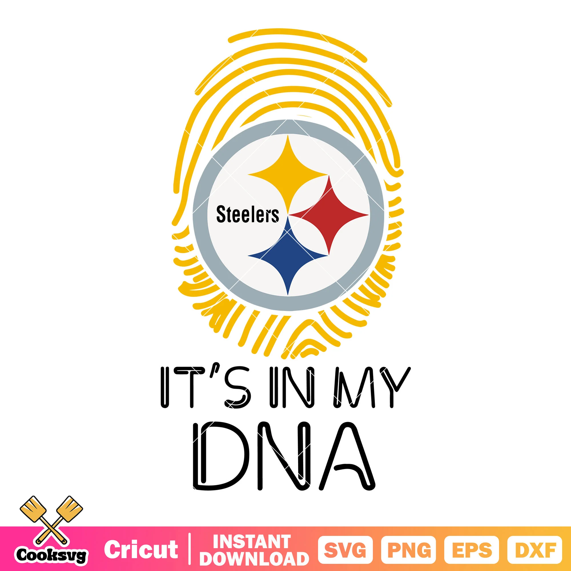 Fingerprint steelers dna gene svg, afc svg, pittsburgh svg