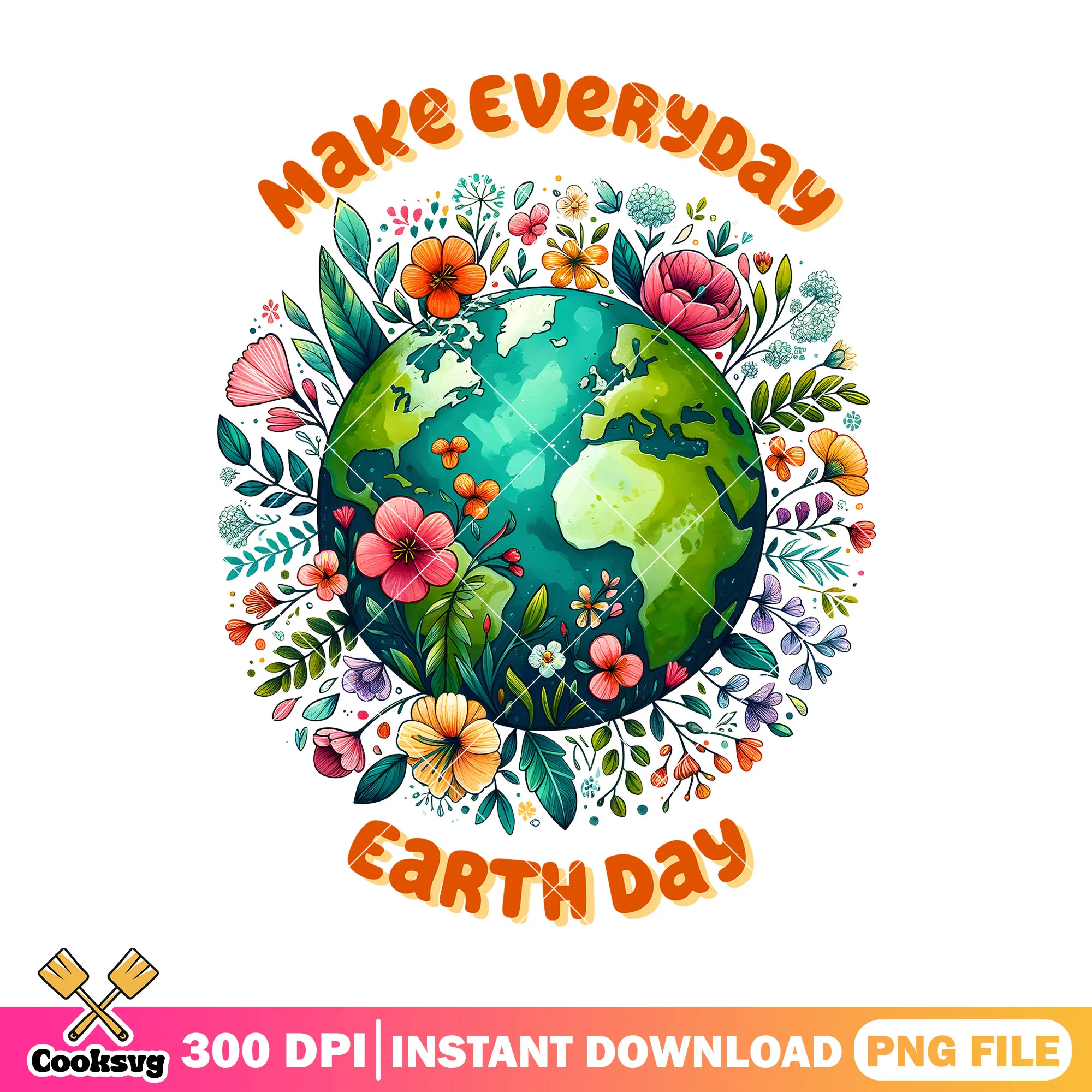 Flower earth make every day earth day png, earth to day png