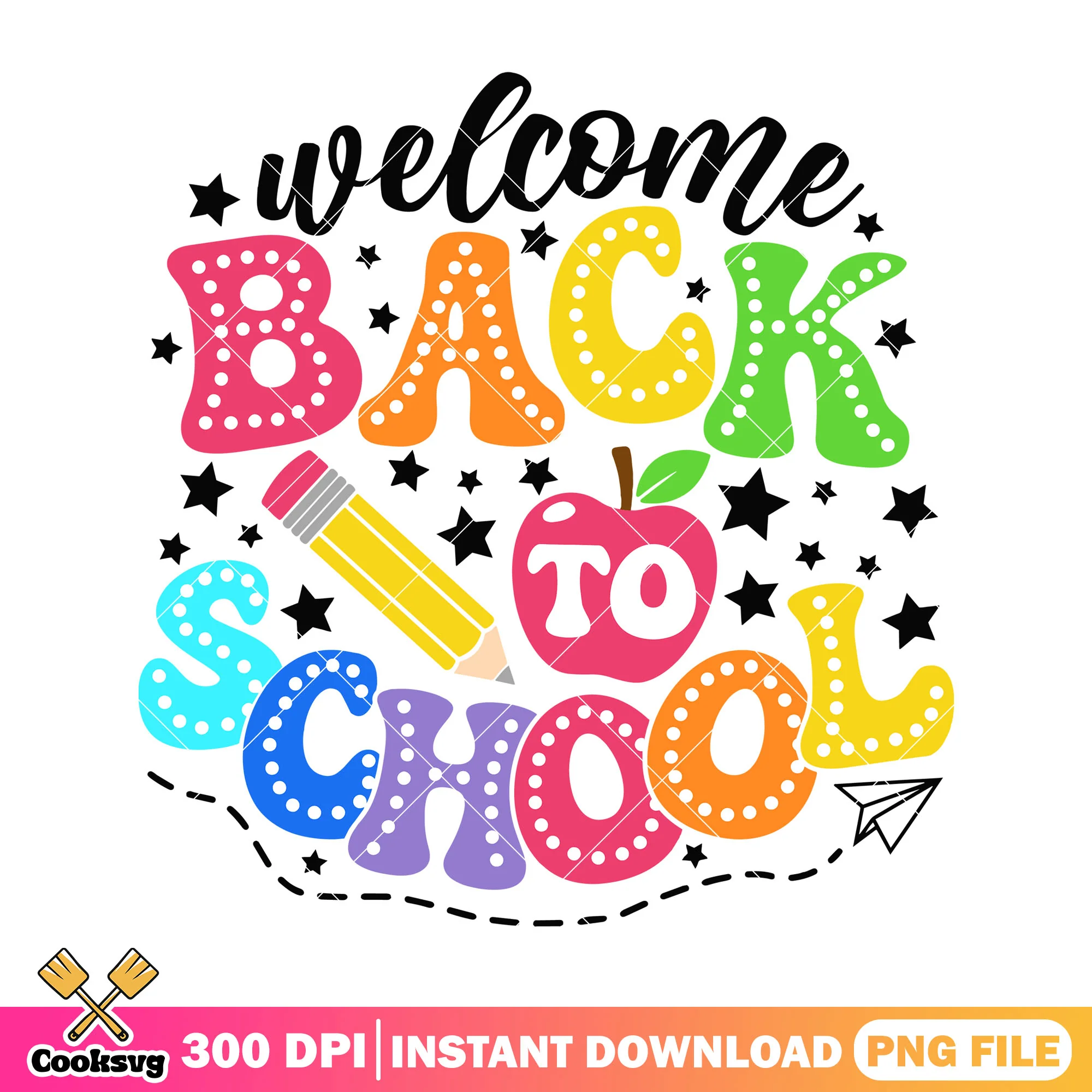 Font back school png, colors alphabet png, back to school art png