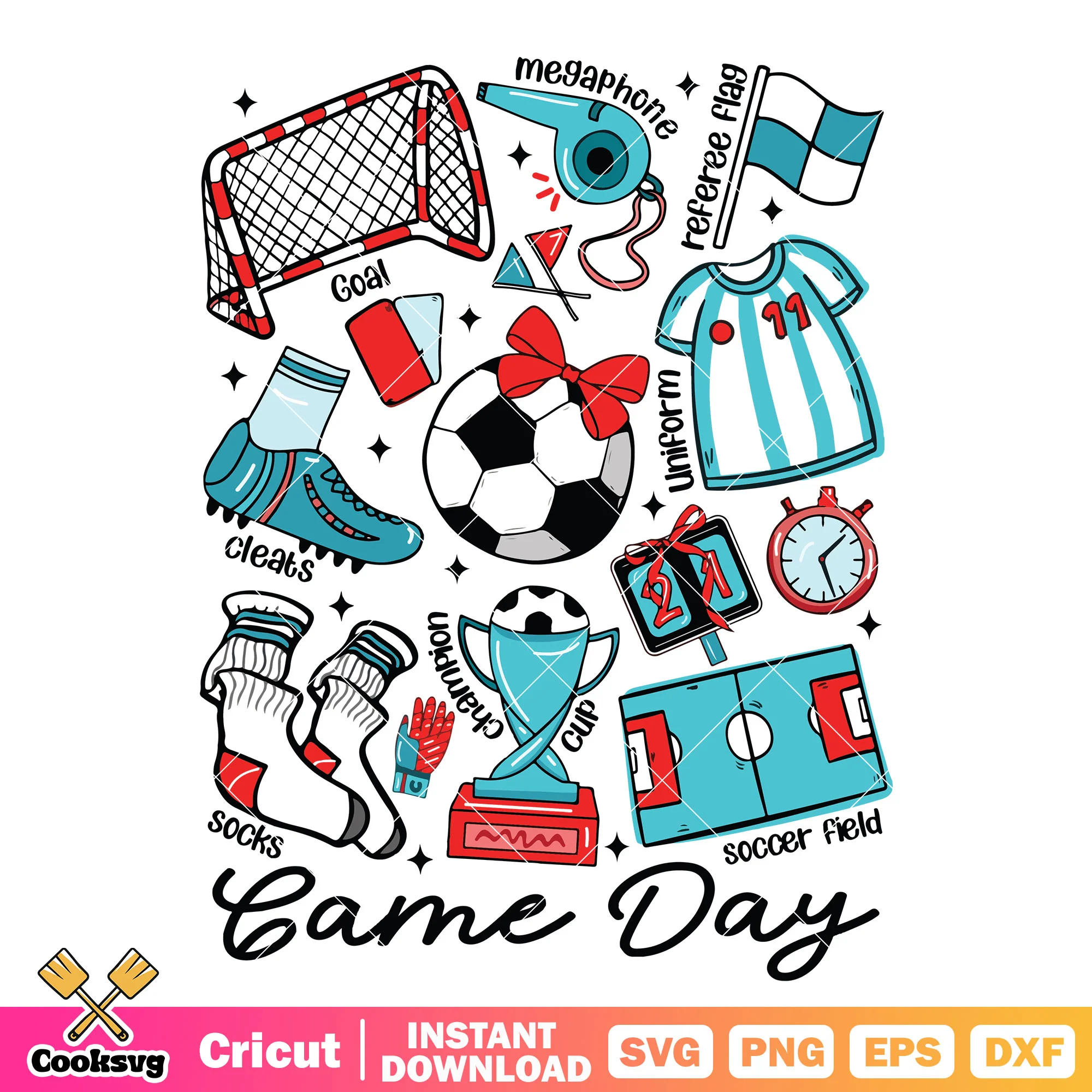 Football game day and goal svg, gameday football svg, gameday svg