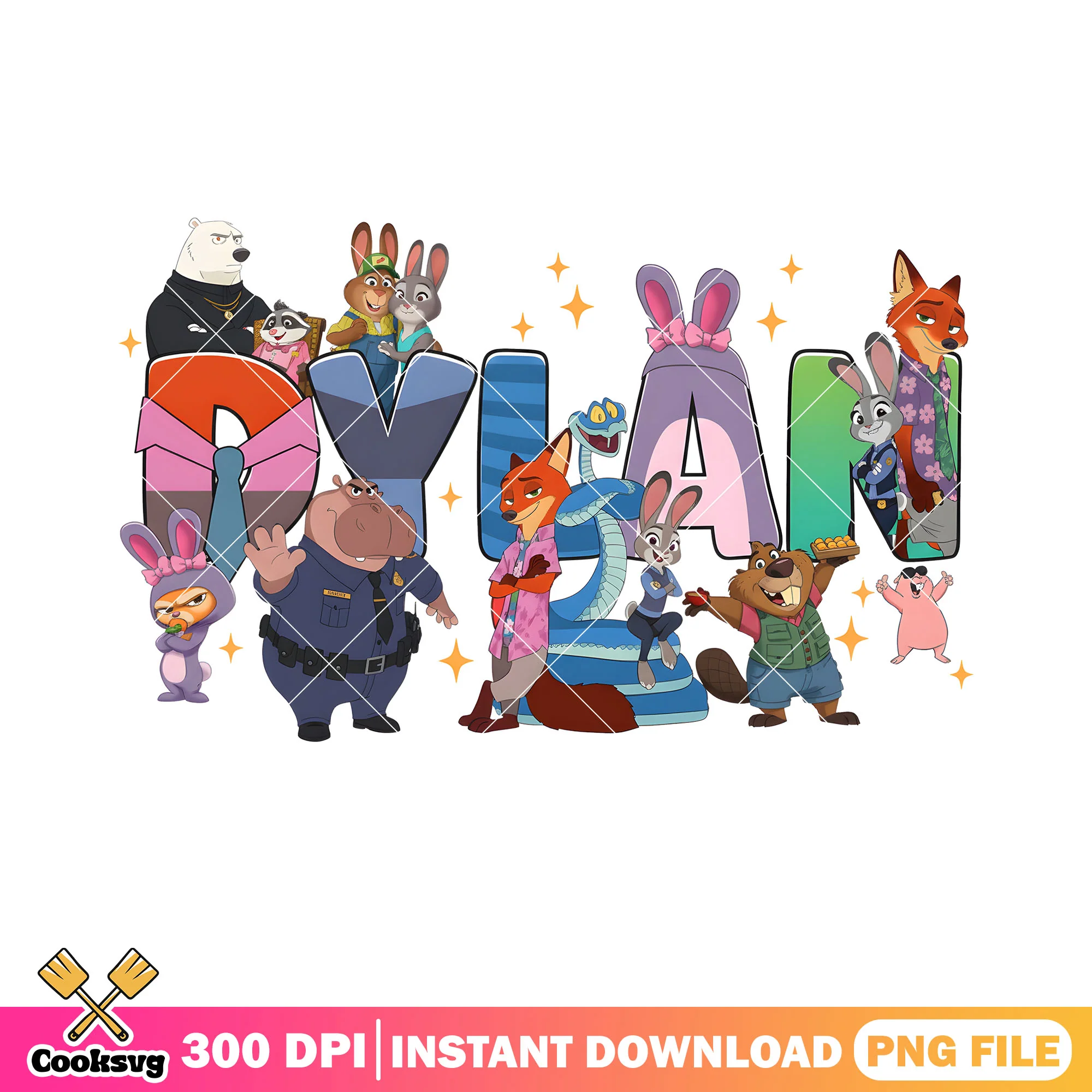 Fox from zootopia png, zootopia characters png, cute animals png