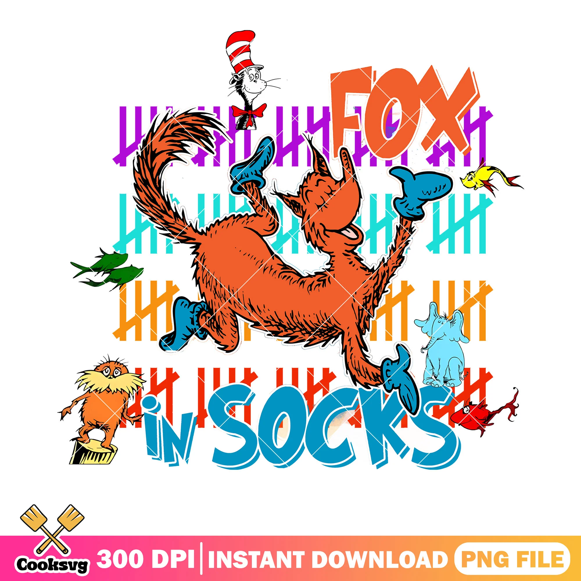 Fox in socks dr seuss friends png, fox in socks png, dr seuss friends png