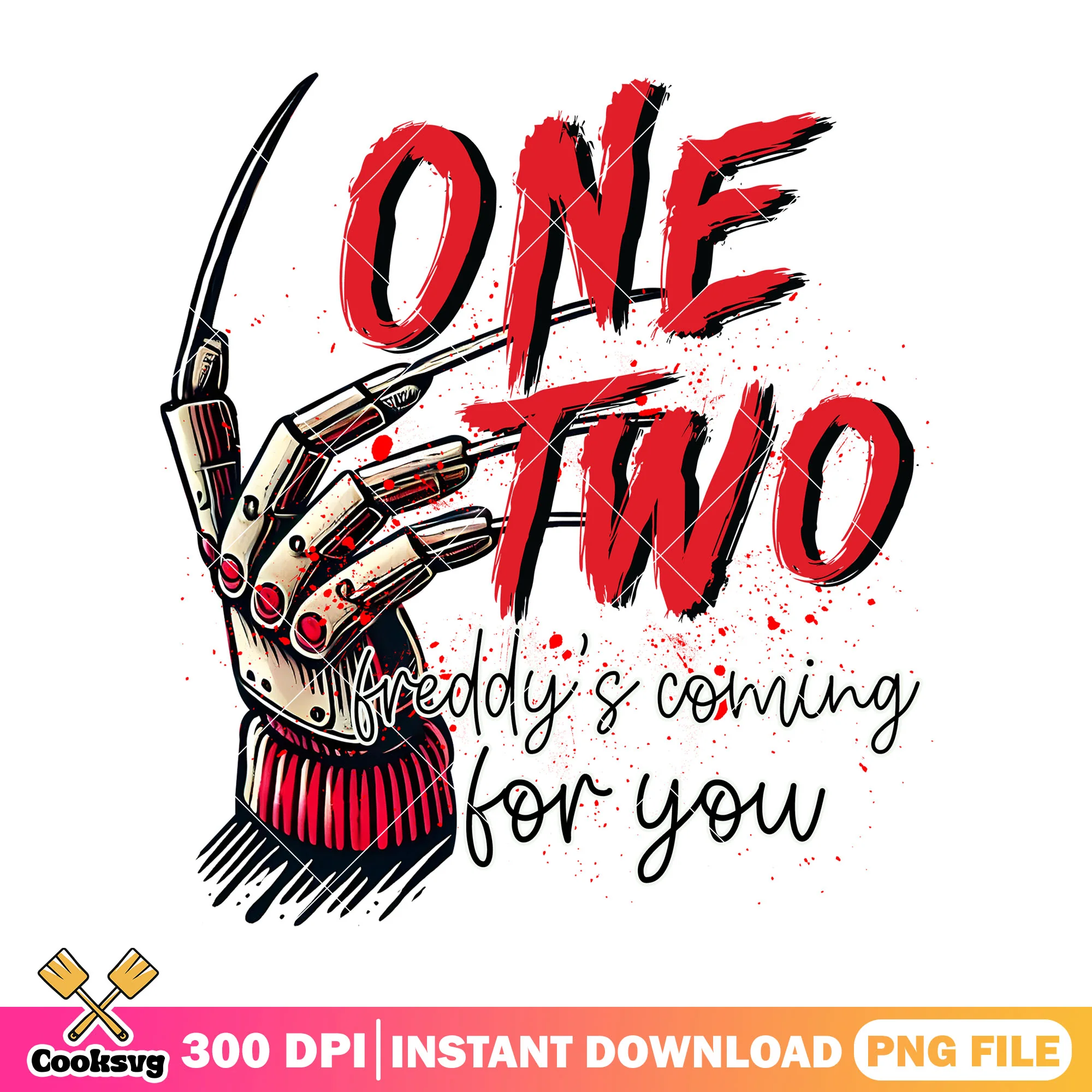 Freddy coming for you png, freddy halloween png, horror freddy png