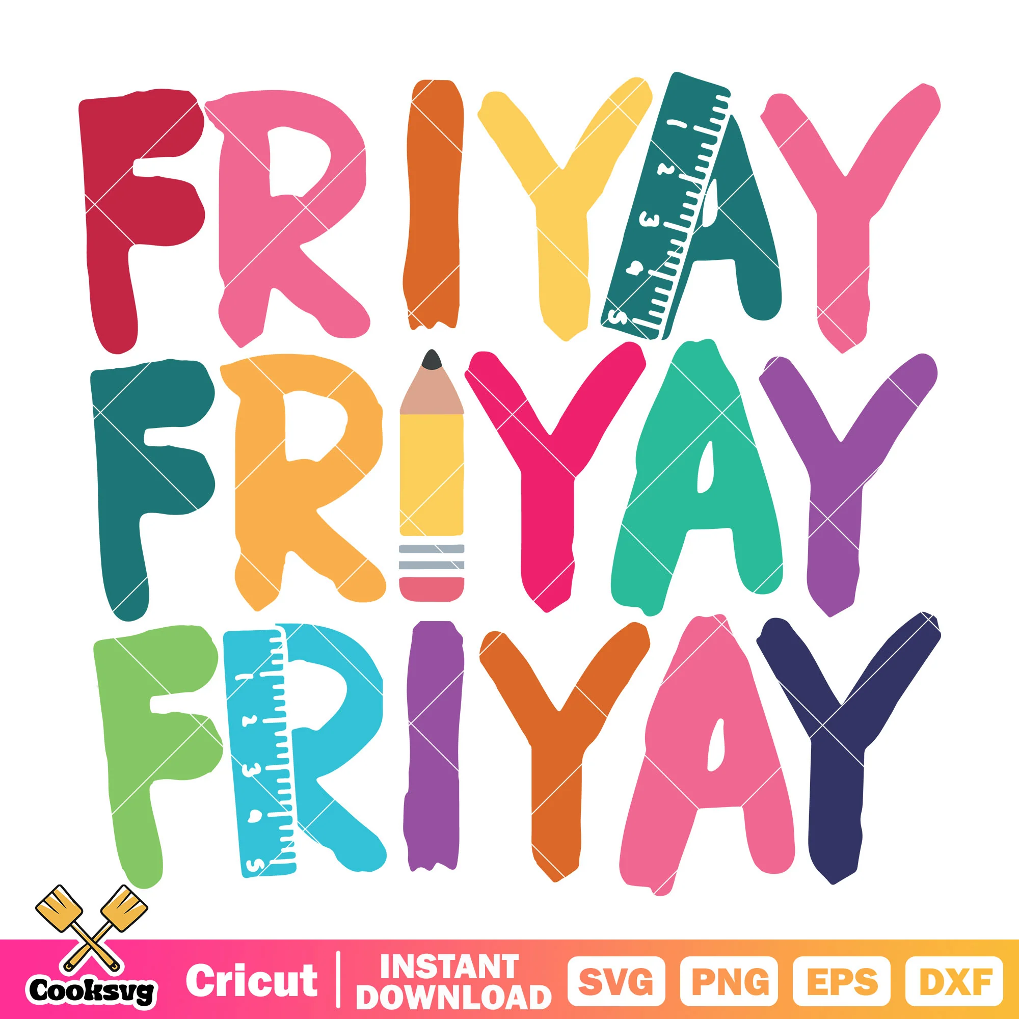Friyay back to school svg, back to school svg, friyay meme svg