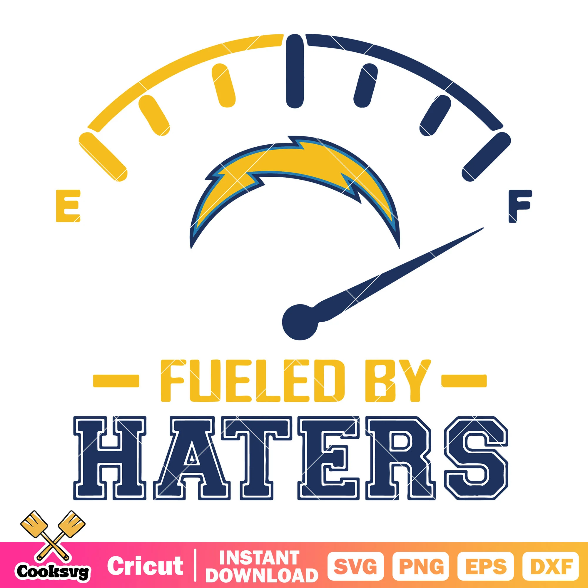 Fueled by haters svg, Los angeles chargers svg, sofi stadium svg