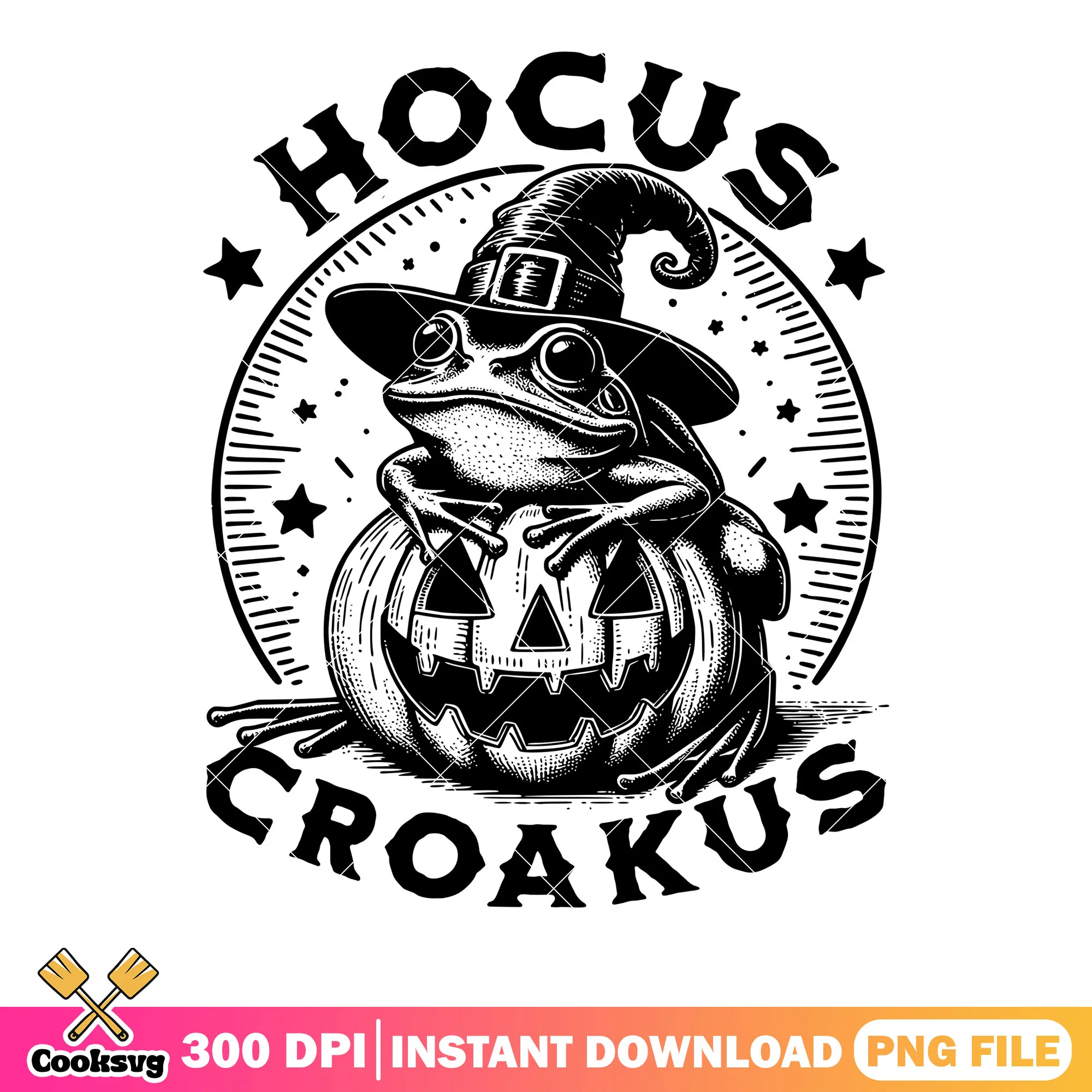 Full moon night frog png, starry night png, halloween scary png