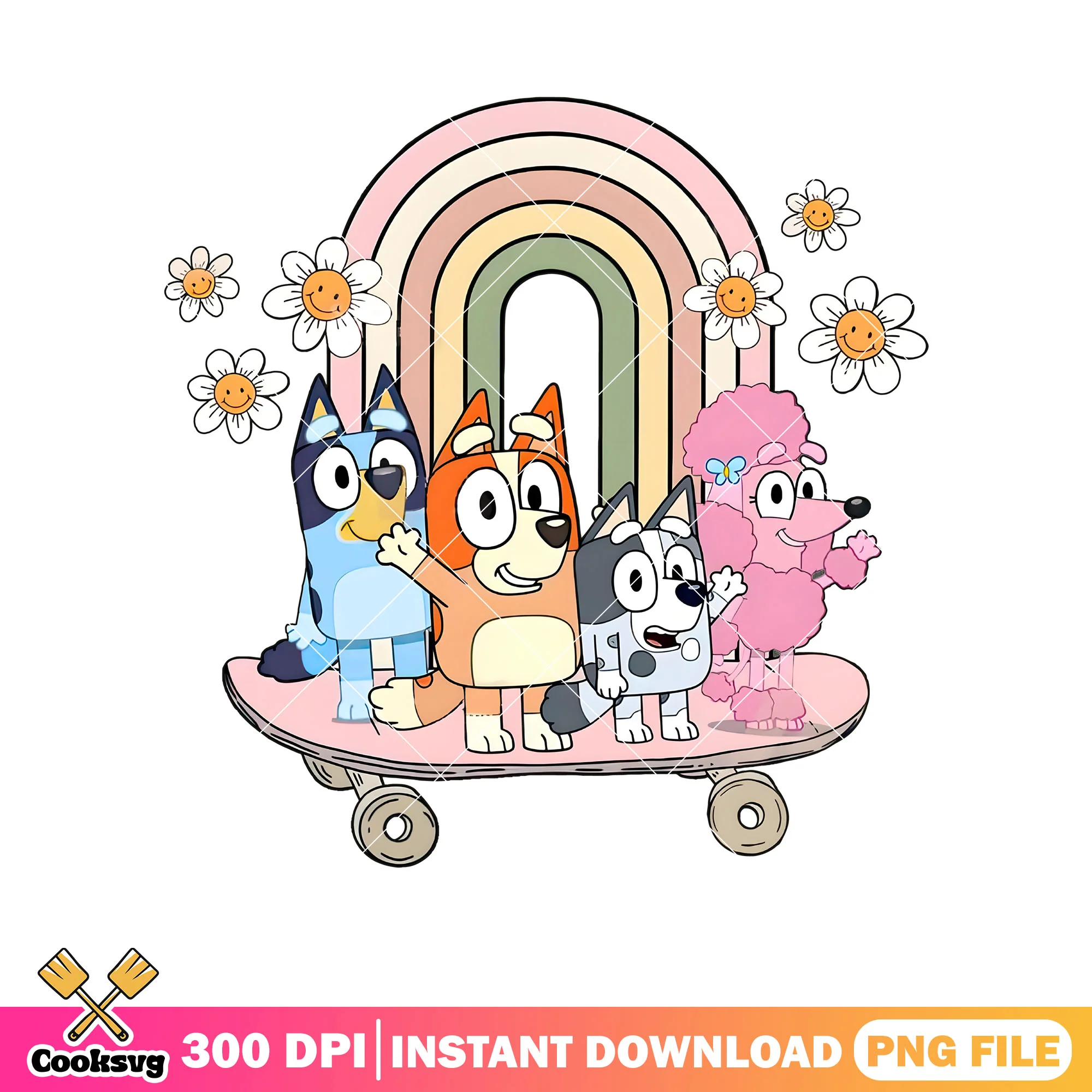 Funny bluey family characters svg, bluey costume svg, bluey plush svg