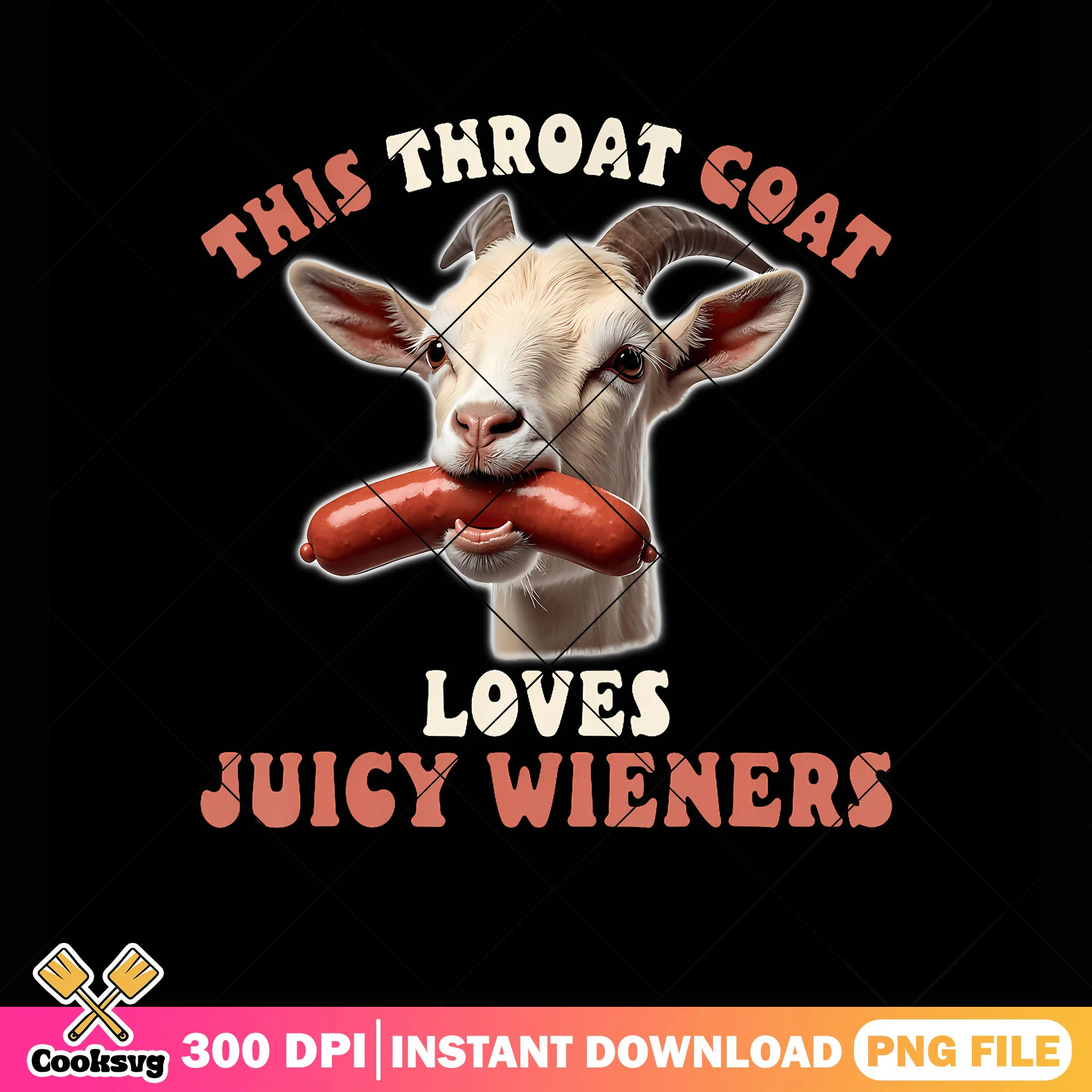 Funny Juicy Wieners Inappropriate png, the goat png, german sausage png