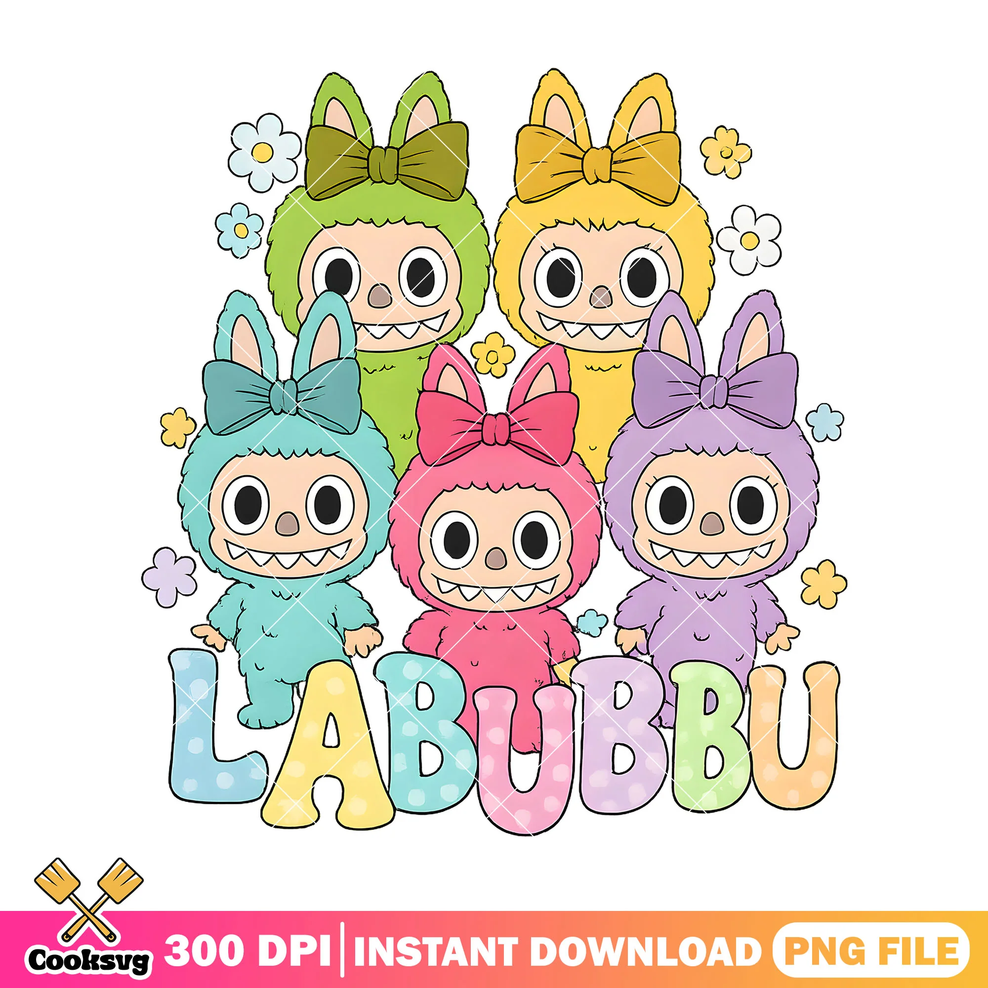 Funny labubu dolls color png, labubu dolls png, labubu toys png