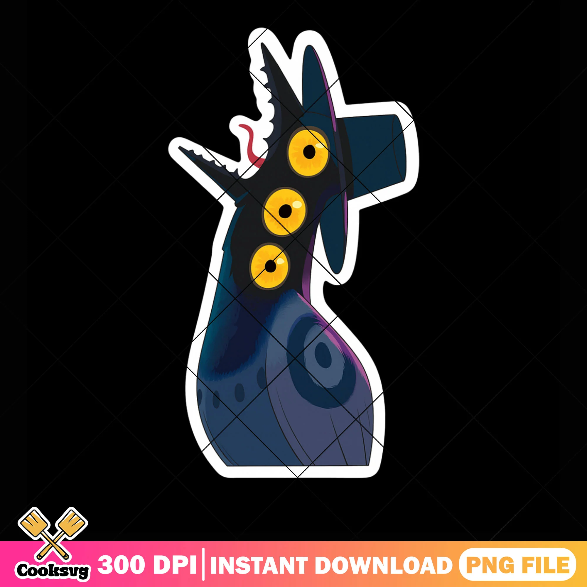 Funny sussy bird png sticker, kpop demon hunters png, derpy sussy png