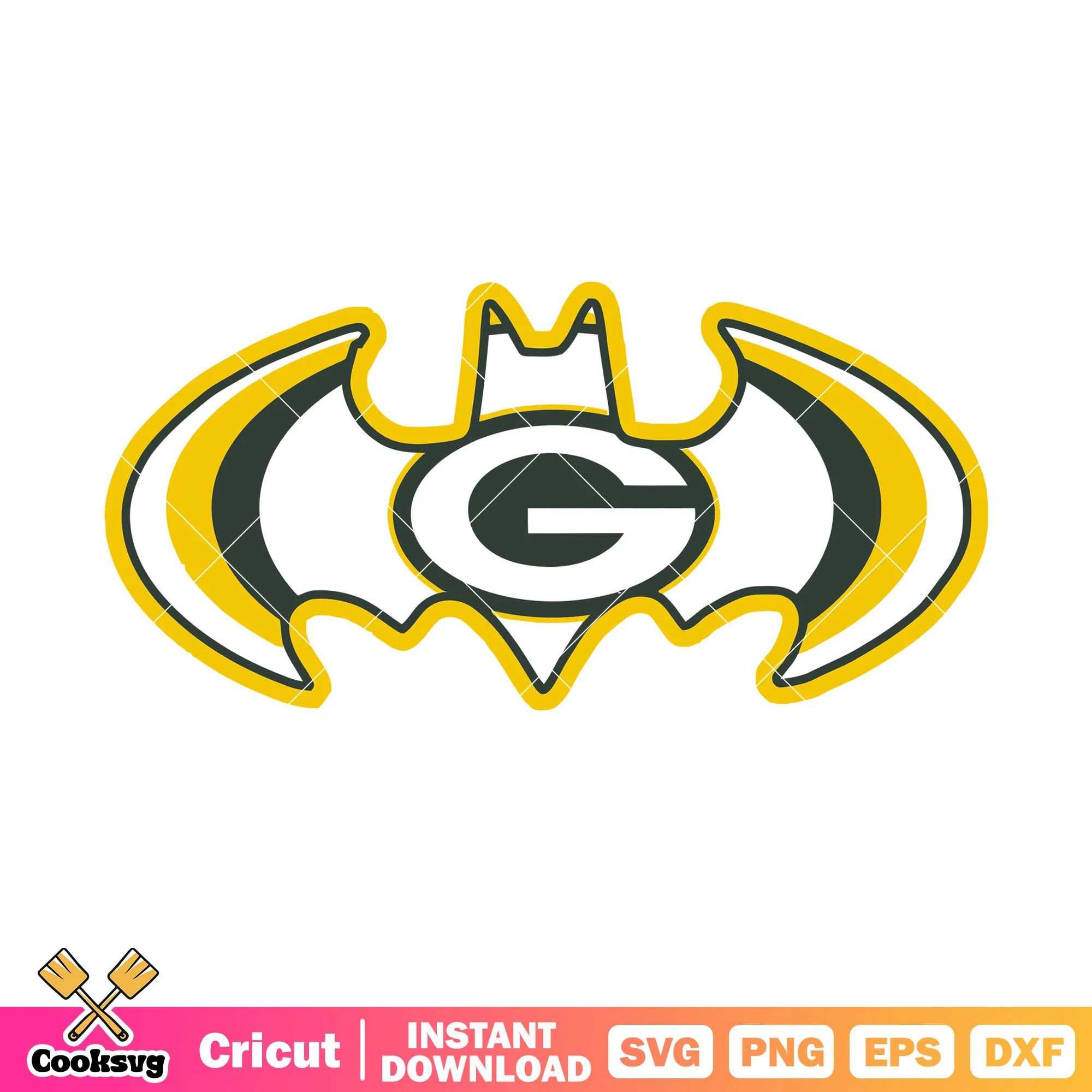 G batman football team svg, Green Bay Packers svg, NFC north svg