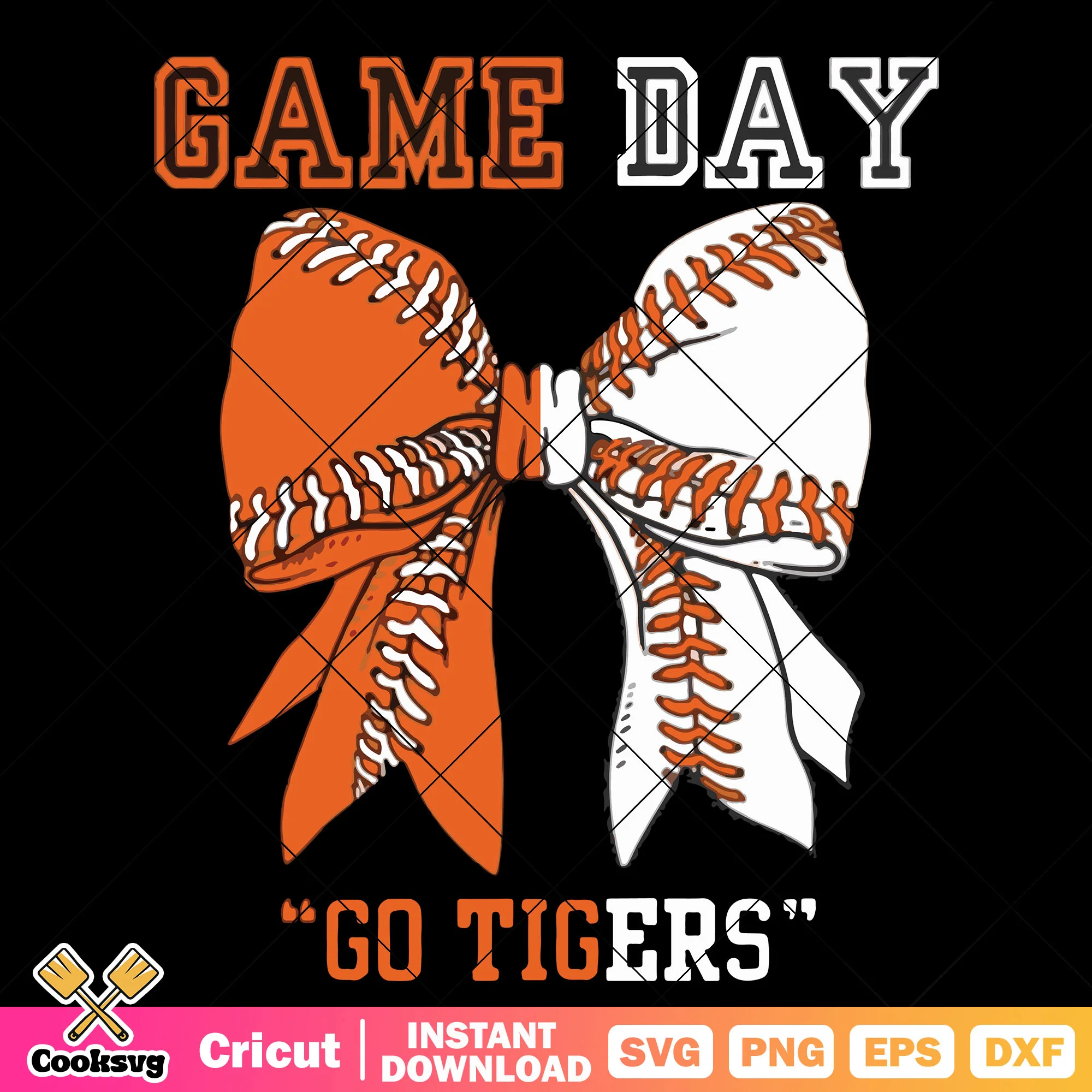 Game day go tigers file svg, lsu tigers svg, game day svg