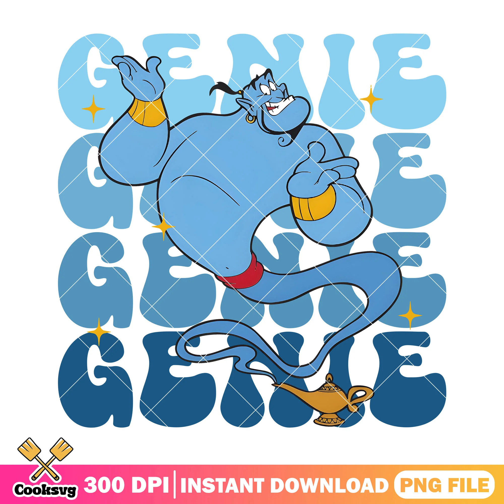 Genie disney vibes design png, disney aladdin png, disney genie png