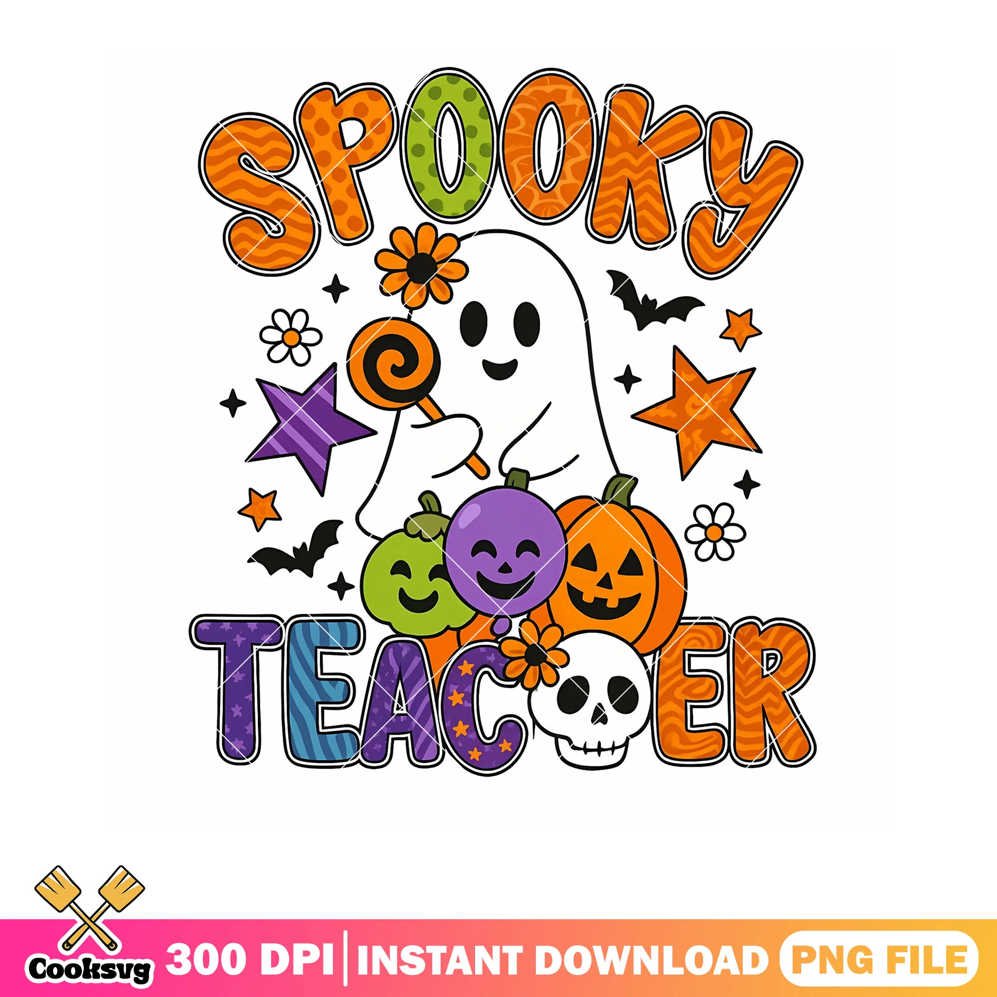 Ghost costume candy png, jack o lantern png, starry night png
