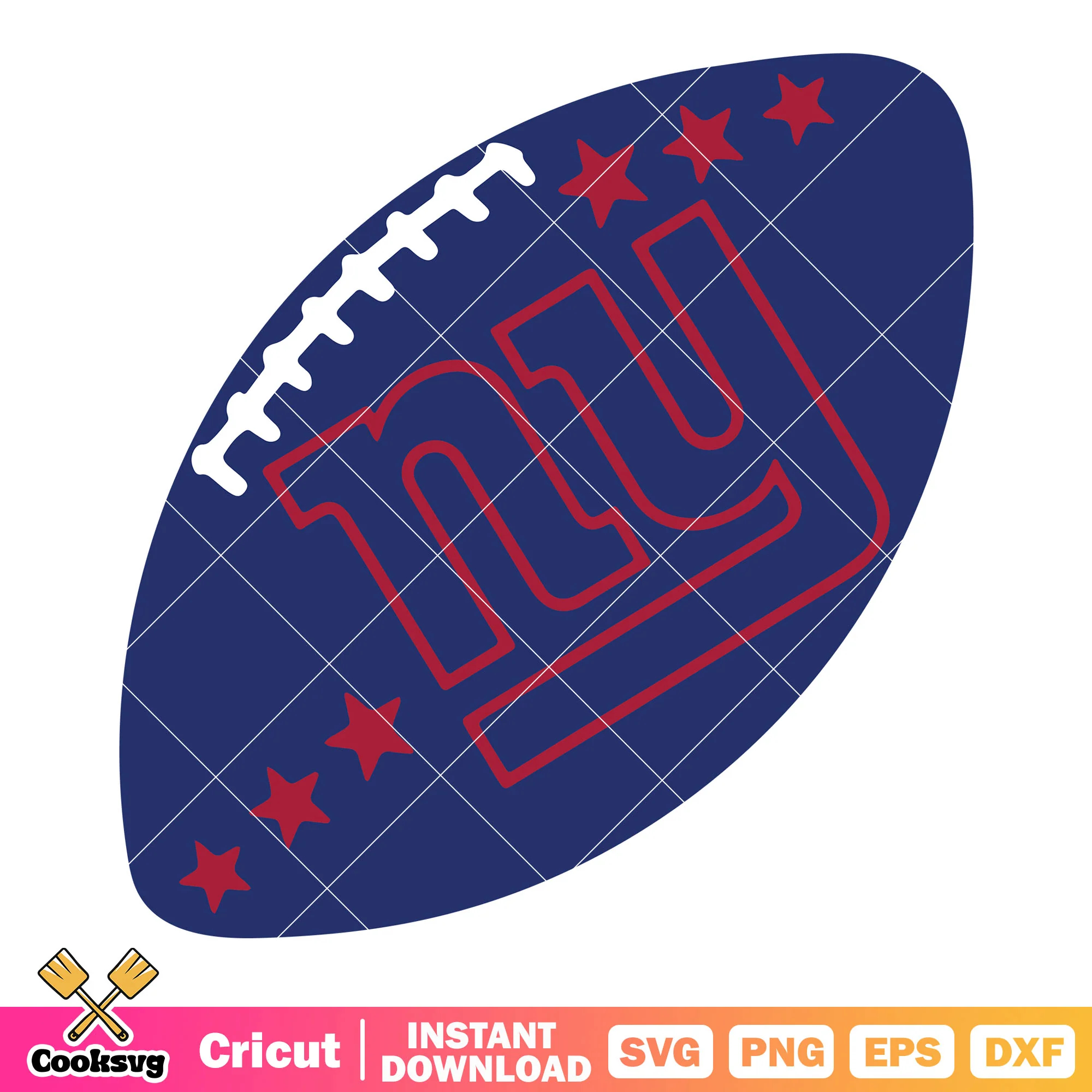 Giants team blue ny ball svg, new york giants svg, giants svg