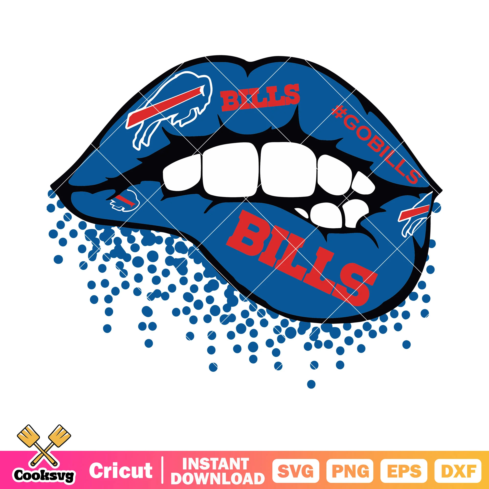 Go bills sexy bite lip svg, bills svg, buffalo bills svg
