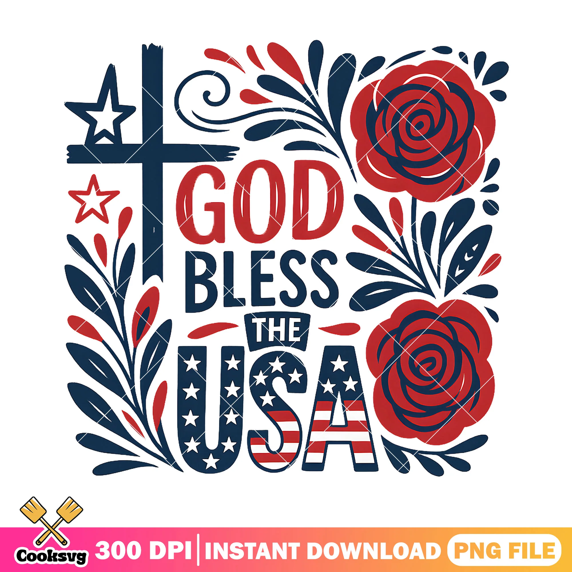 God bless the usa png, america god bless png, love america png