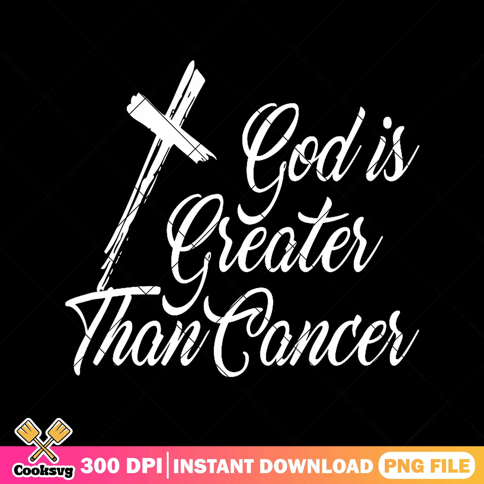 God is greater than cancer png, god is great png, breast cancer png