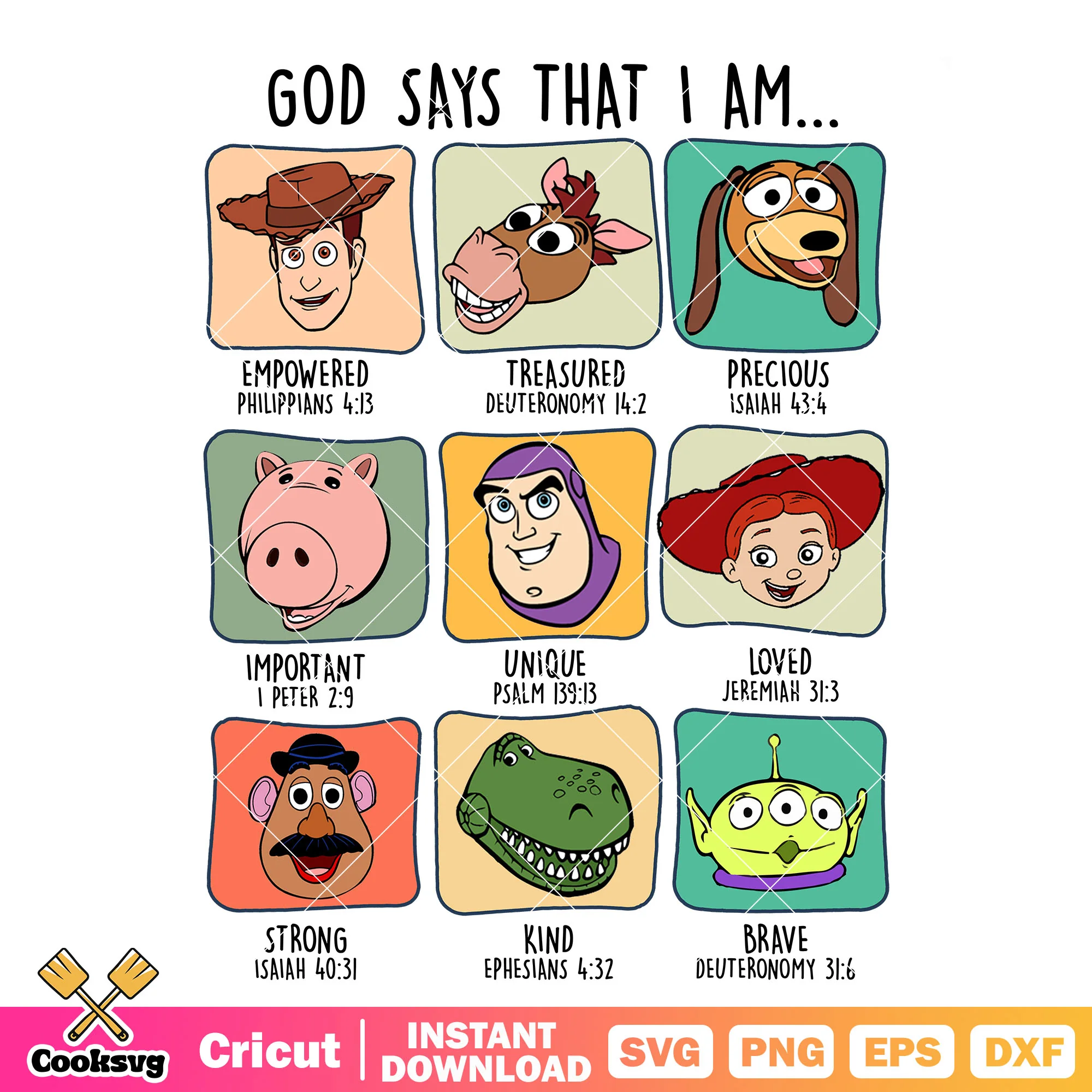 God says that I am toy story png, god says I am png, toy story characters png