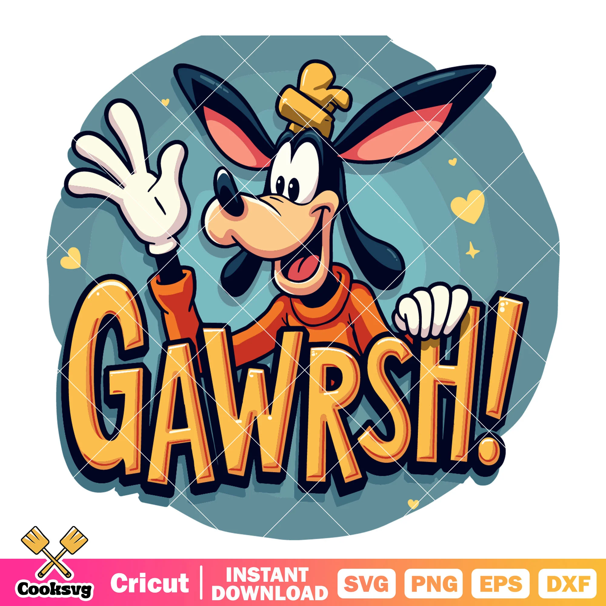 Goofy dog disney gawrsh svg, disney characters goofy svg