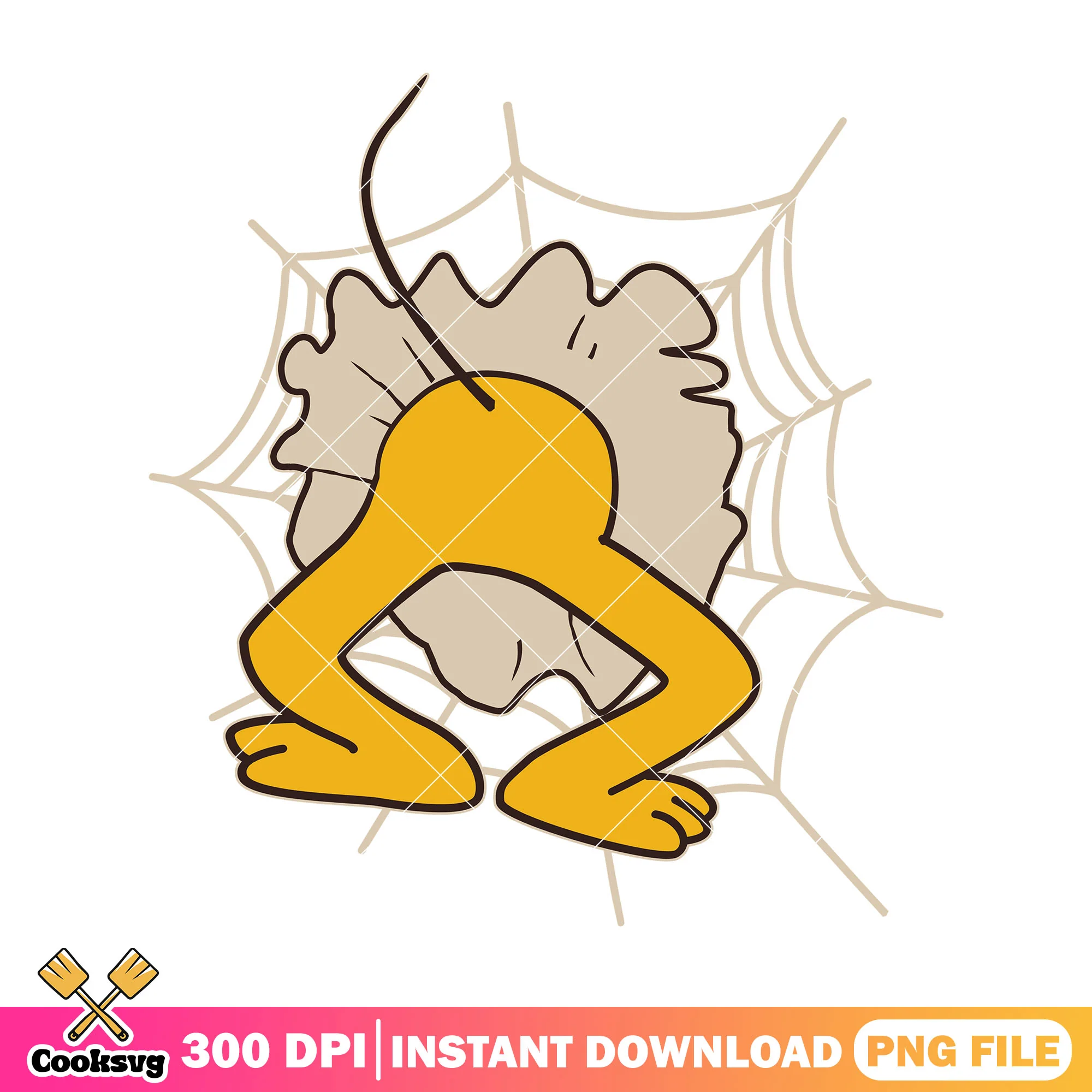 Goofy dog web butt png, goofy dog png, halloween drawings png