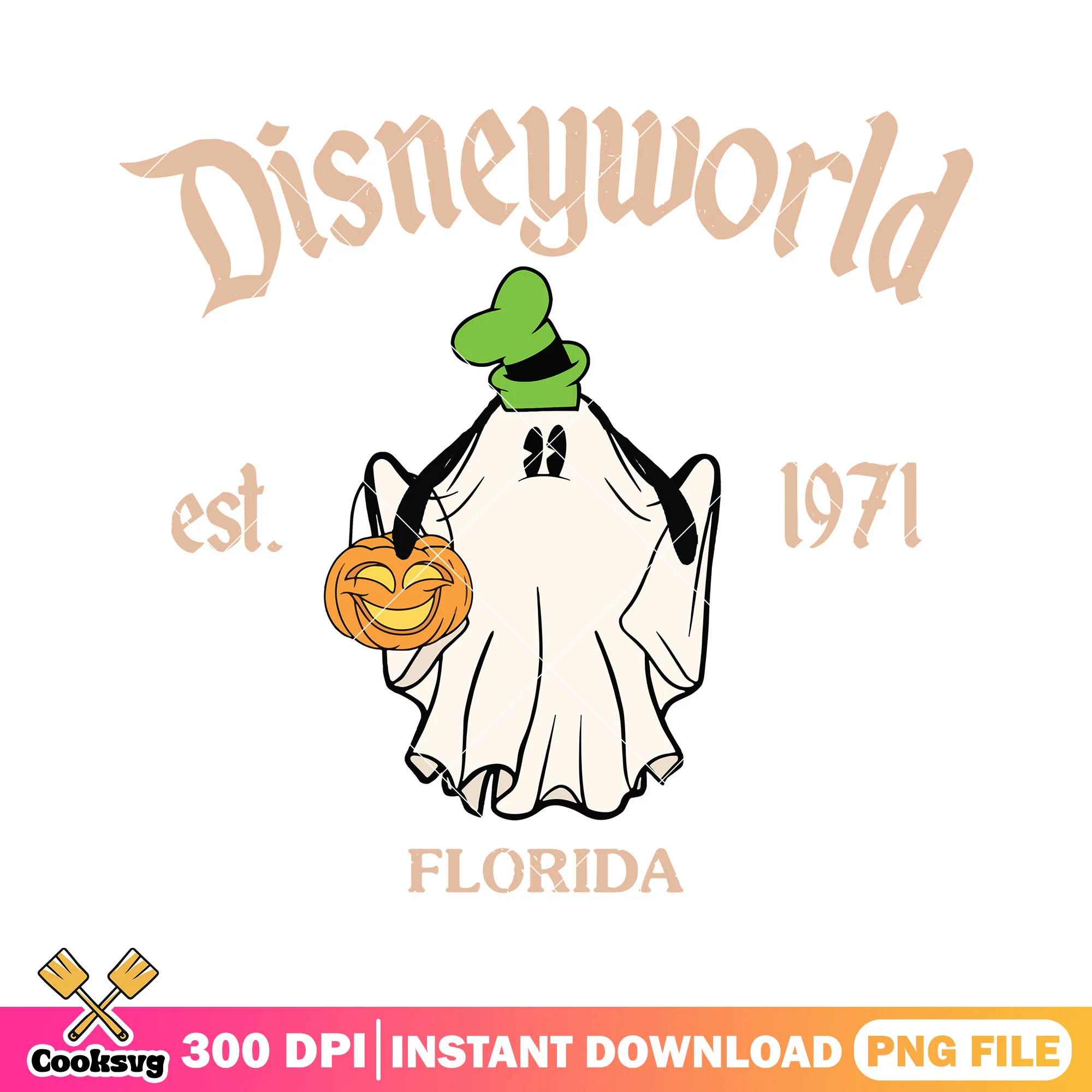 Goofy florida halloween png, disney plus png, spirit halloween png