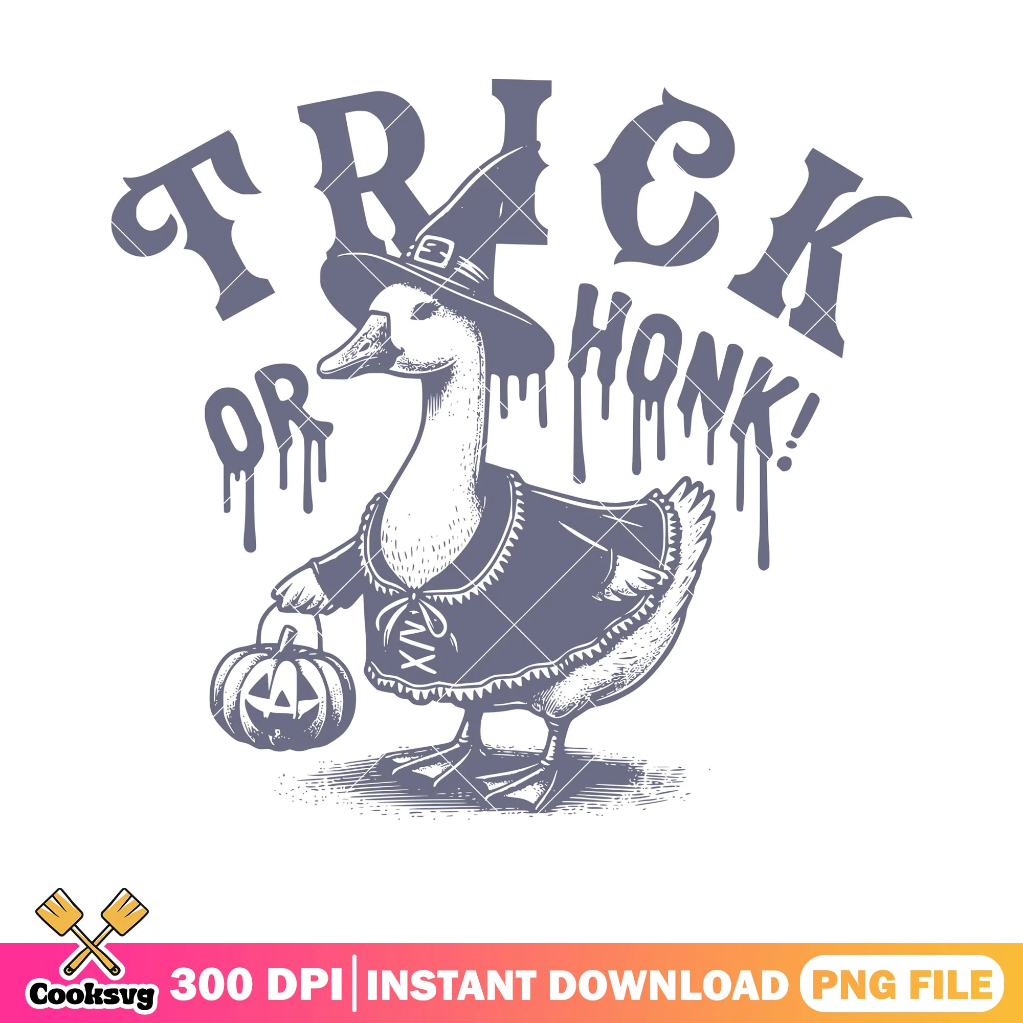 Goose the witch png, jack o lantern png, halloween scary png
