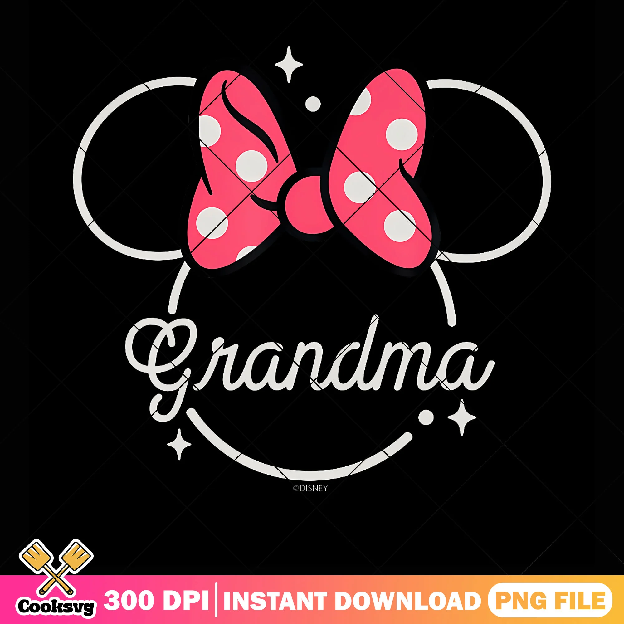 Grandma Head Magic Mothers png, disney movies png, minnie mouse png