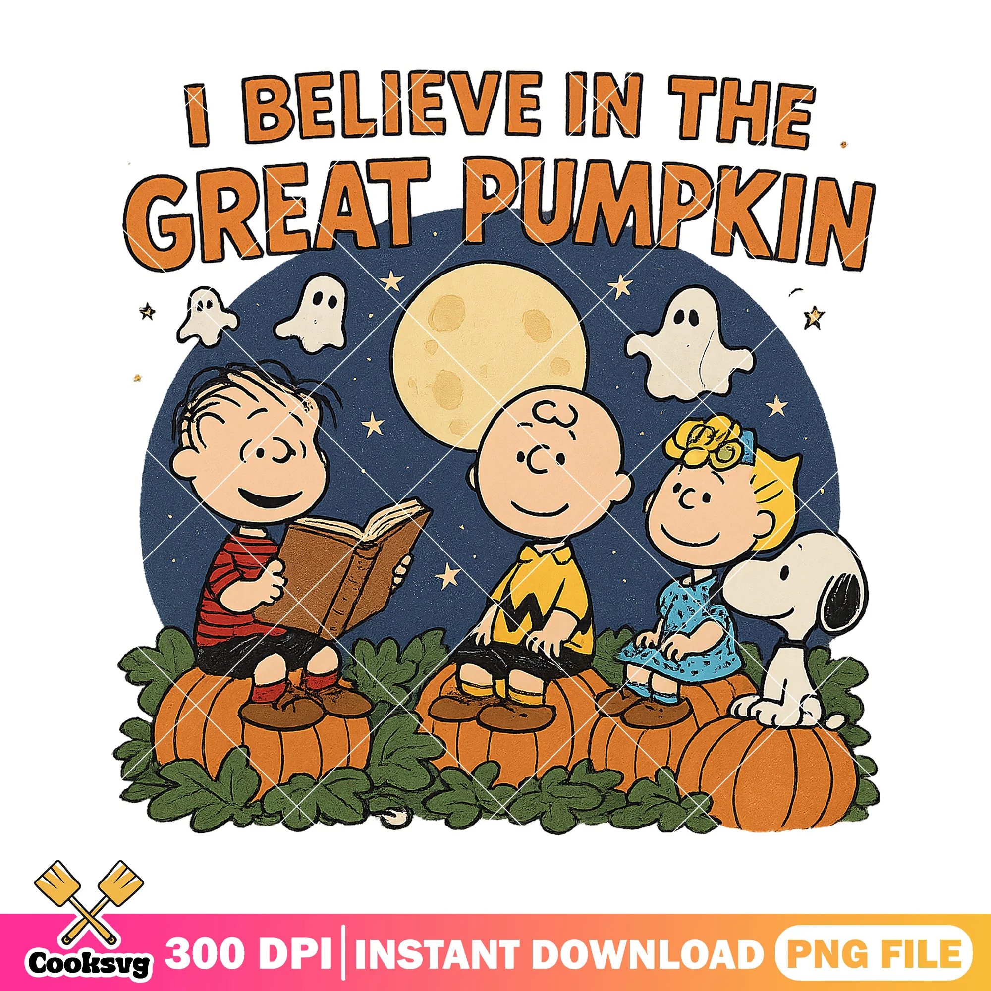 Great pumpkin snoopy png, halloween pumpkin png, snoopy halloween png