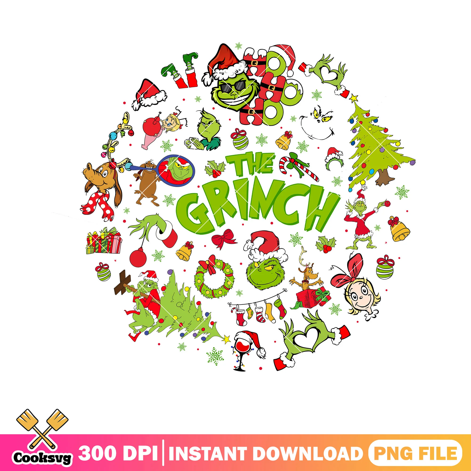 Grinch xmas png, christmas movie png, how the grinch stole christmas png
