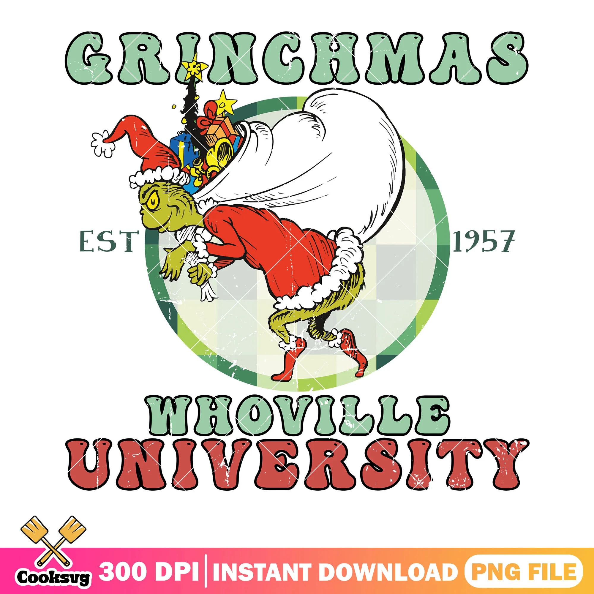 Grinchmas est 19577 png, whoville university png, merry christmas png