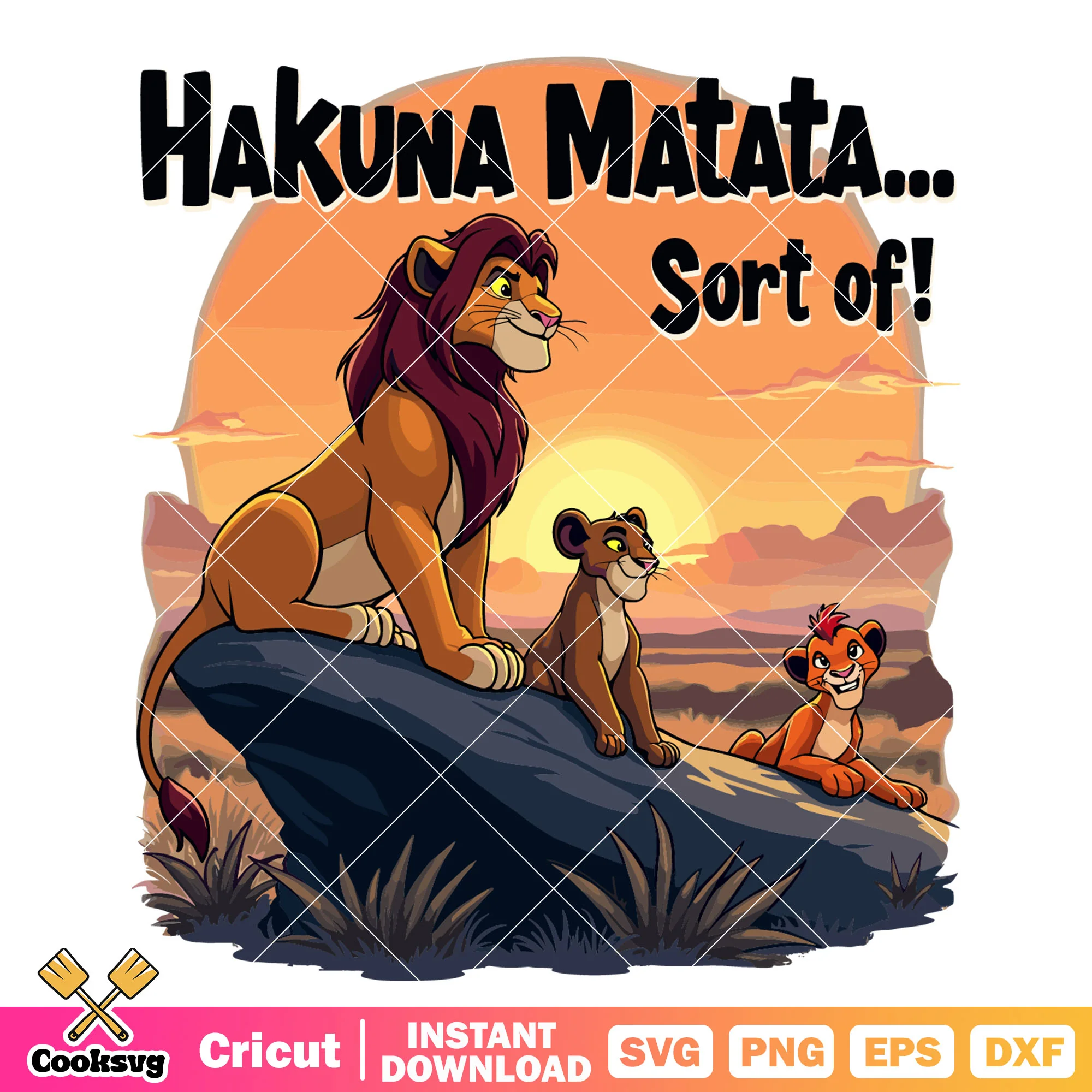 Hakuna matata sort of disney svg, hakuna matata svg, disney lion king svg