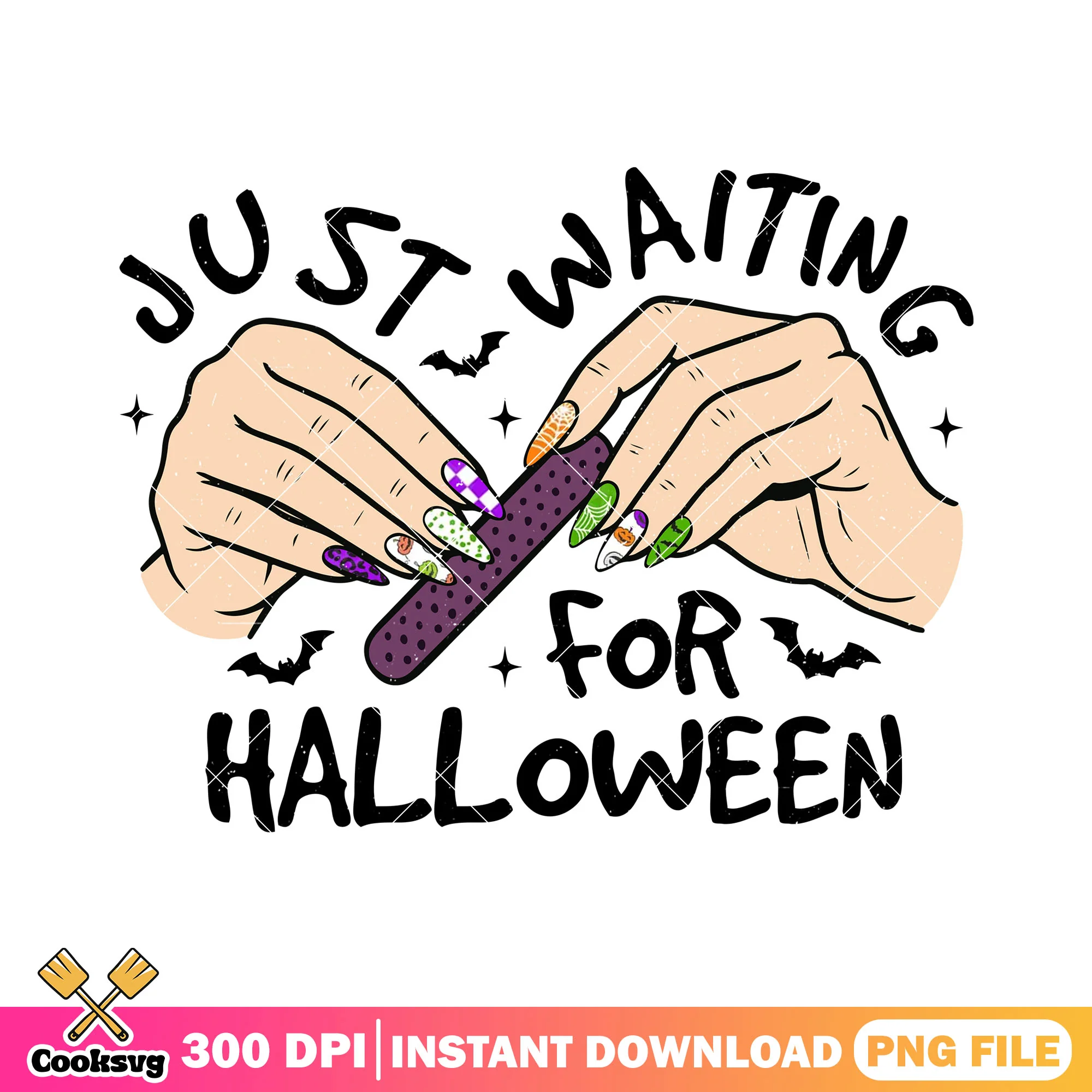 Halloween nail art png, halloween nails png, hand bones png