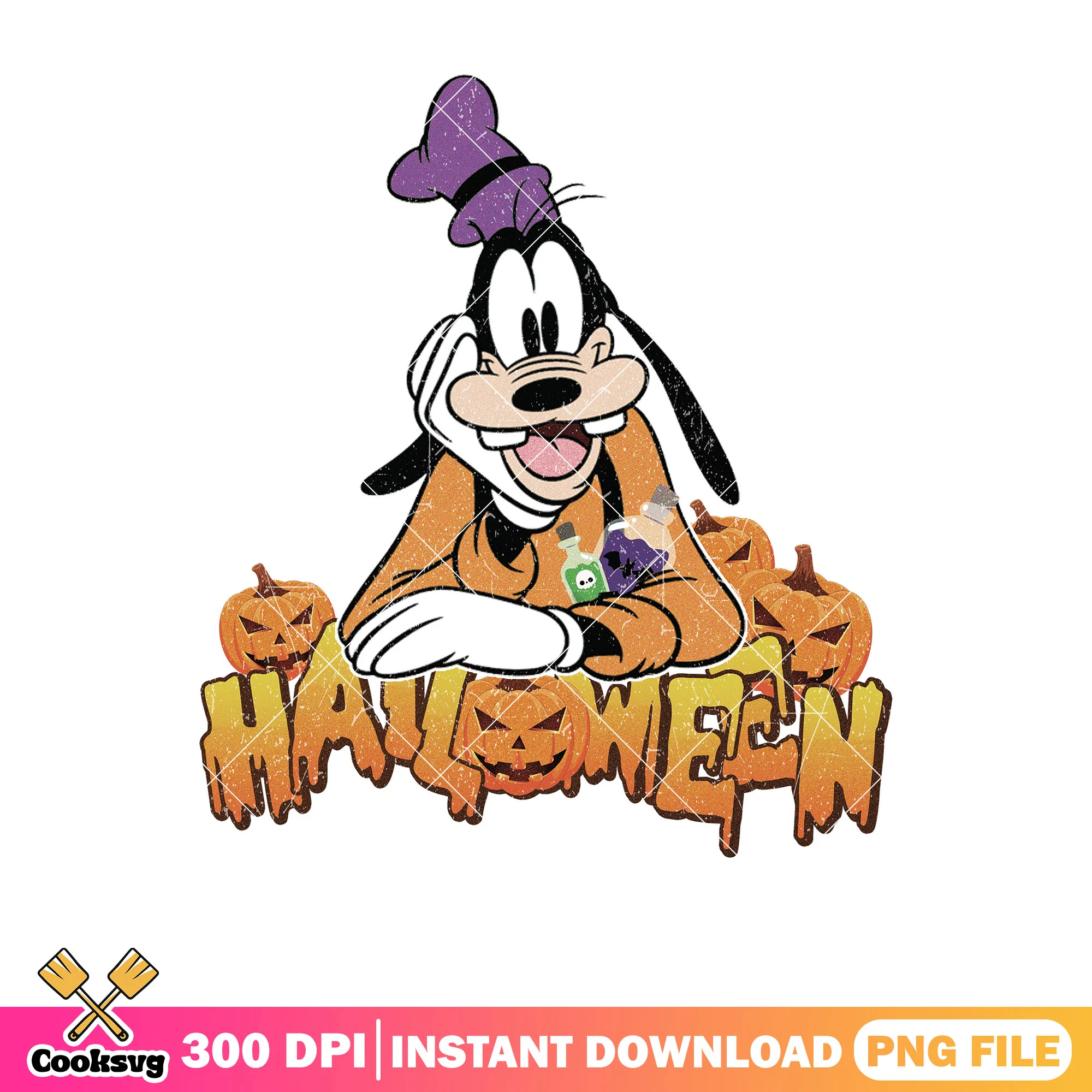 Halloween with pluto png, halloween drawing png, cute pluto png
