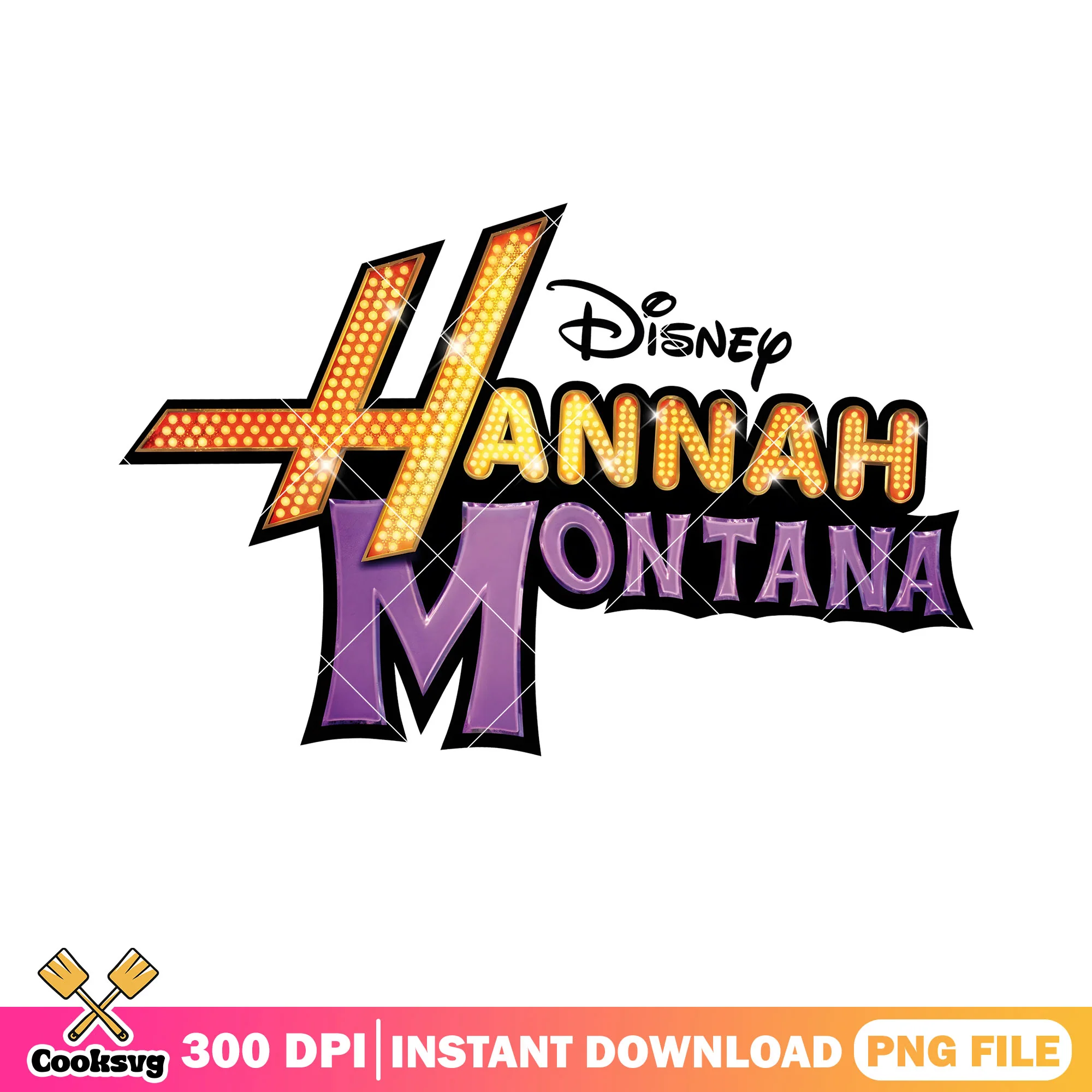 Hannah montana logo png, disney montana png, montana 20th png