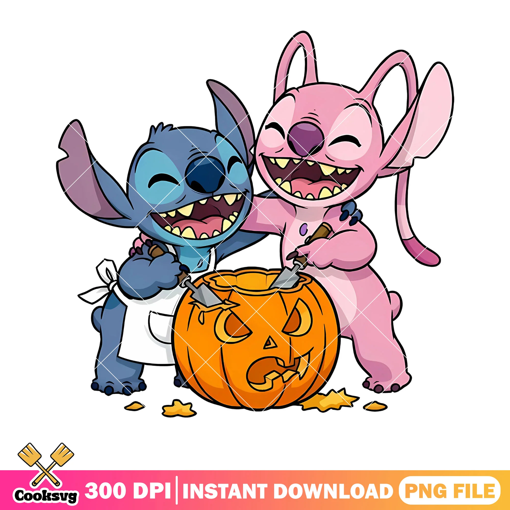 Happy alien png, jack o lantern png, disney halloween png