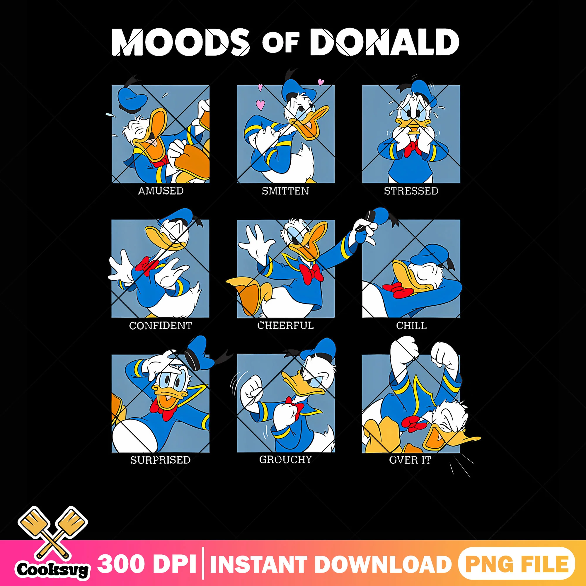 Happy donald duck png, donald trump angry png, mickey disney png