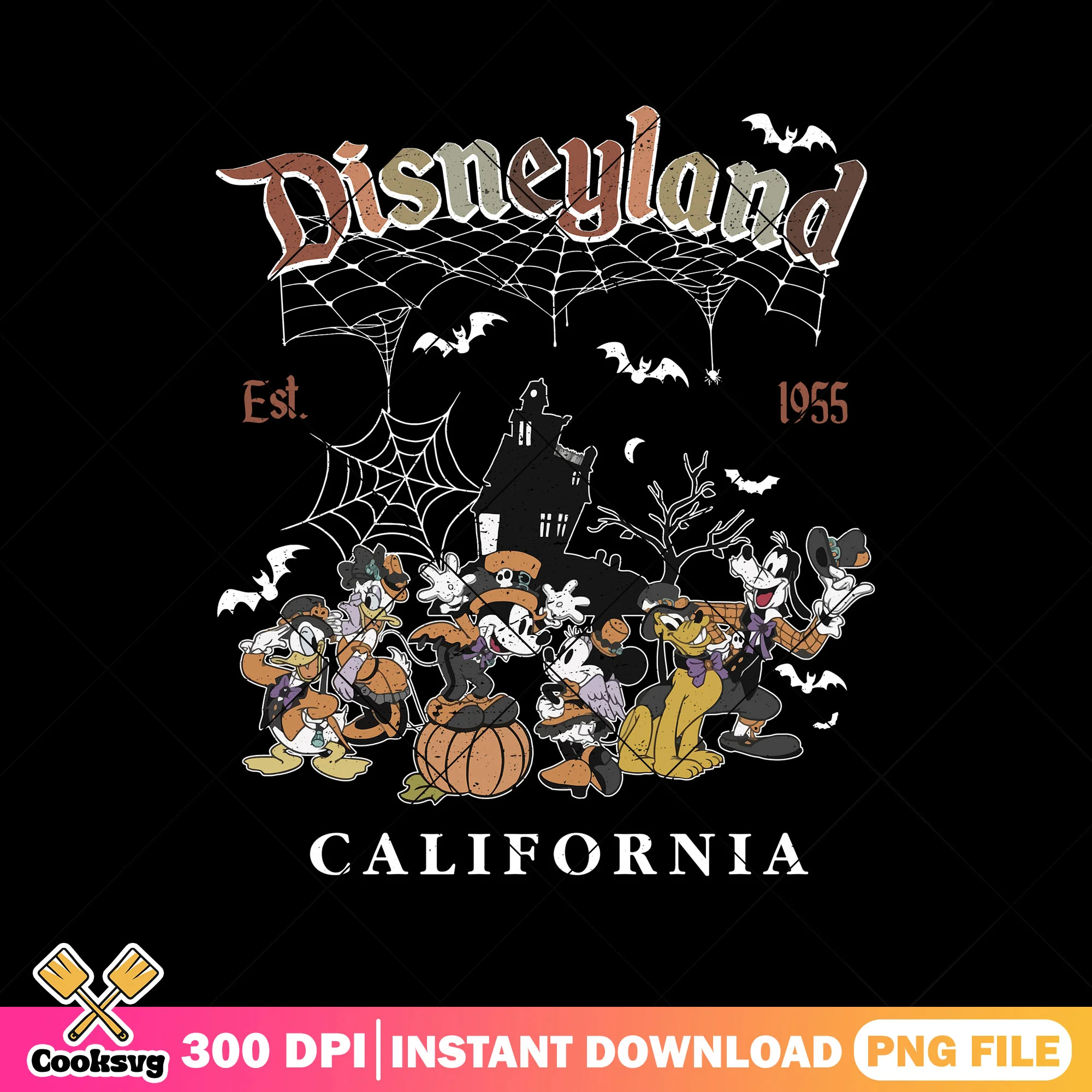Happy halloween land png, disney land png, spirit of halloween png