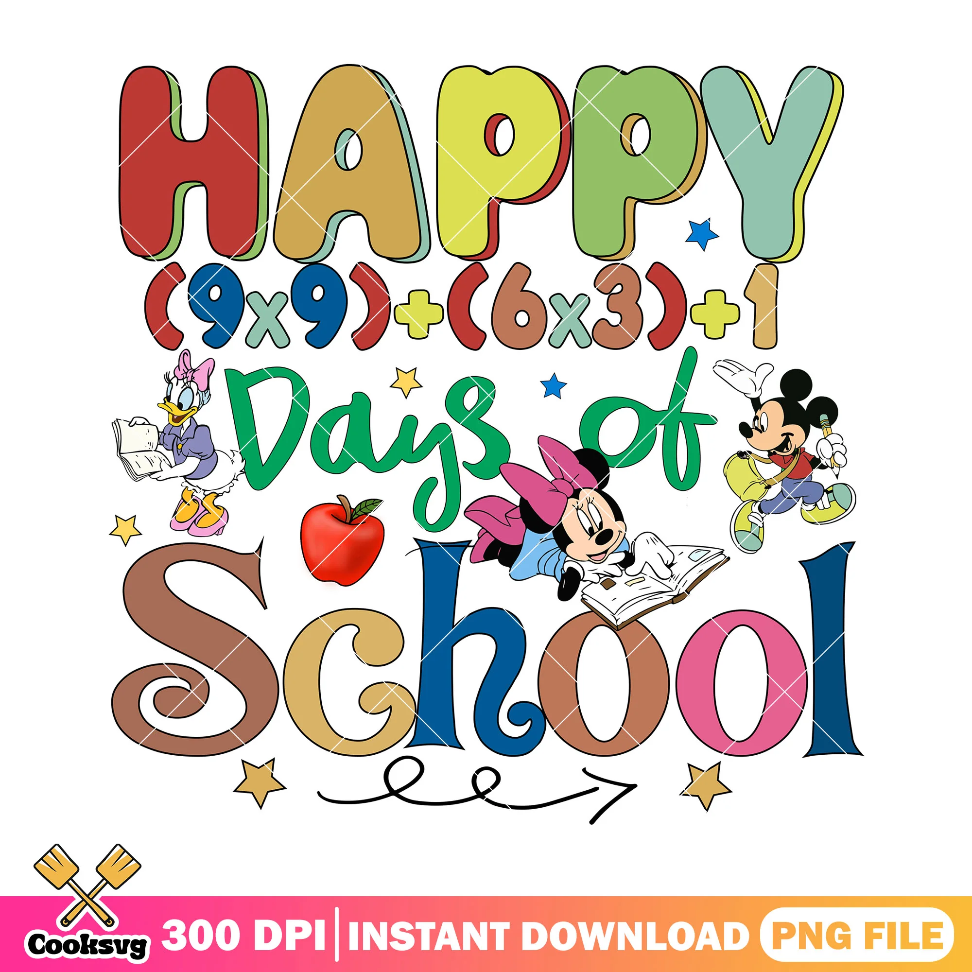 Happy school design png, school font png, back to school ideas png