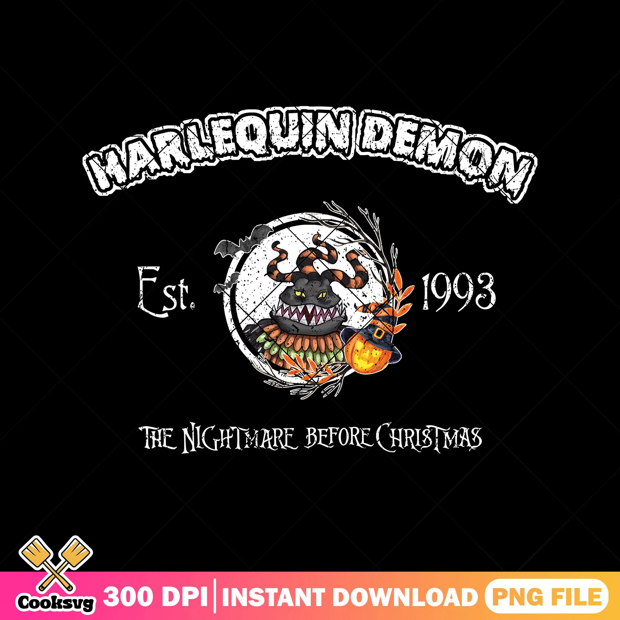 Harlequin est 1993 png, jack skellington png, jack halloween png