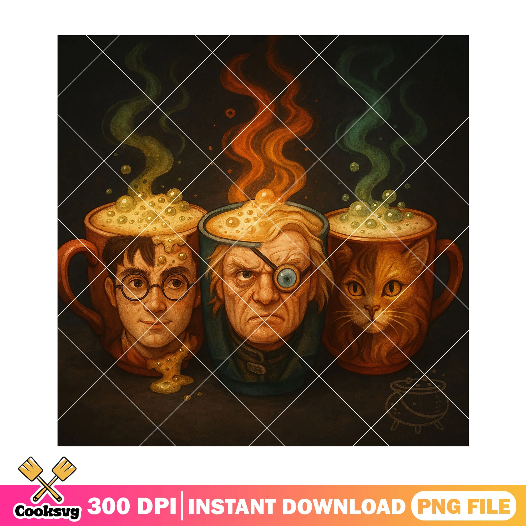 Harry moody crookshanks png, harry potter png, horror movie png
